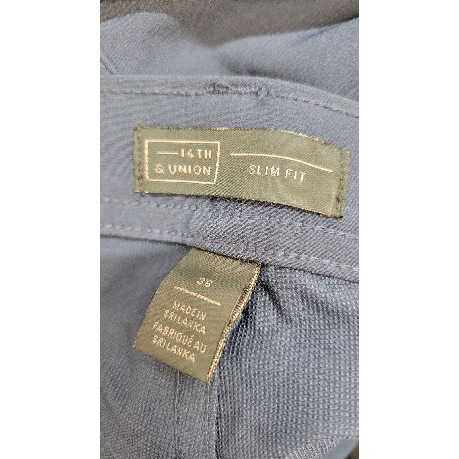 14th & Union 14th & Union Slim Fit 5-Pocket Performance Pants Size 36 Size US 36 / EU 52 - 6 Thumbnail