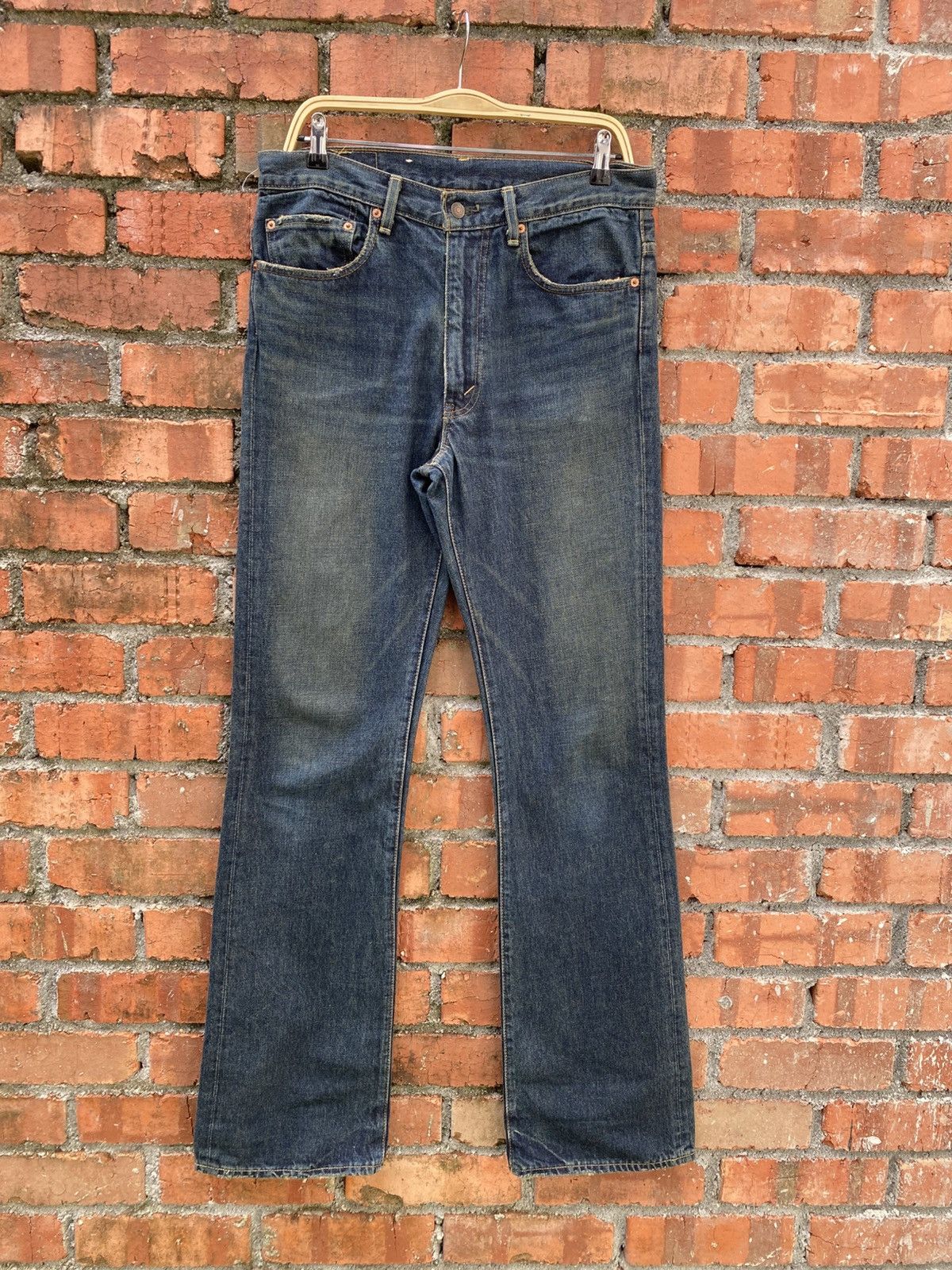 Levi's × Levi's Vintage Clothing × Vintage W34x35 vintage levi's 517 big E flare bell bottom boot cut Size US 34 / EU 50 - 1 Thumbnail
