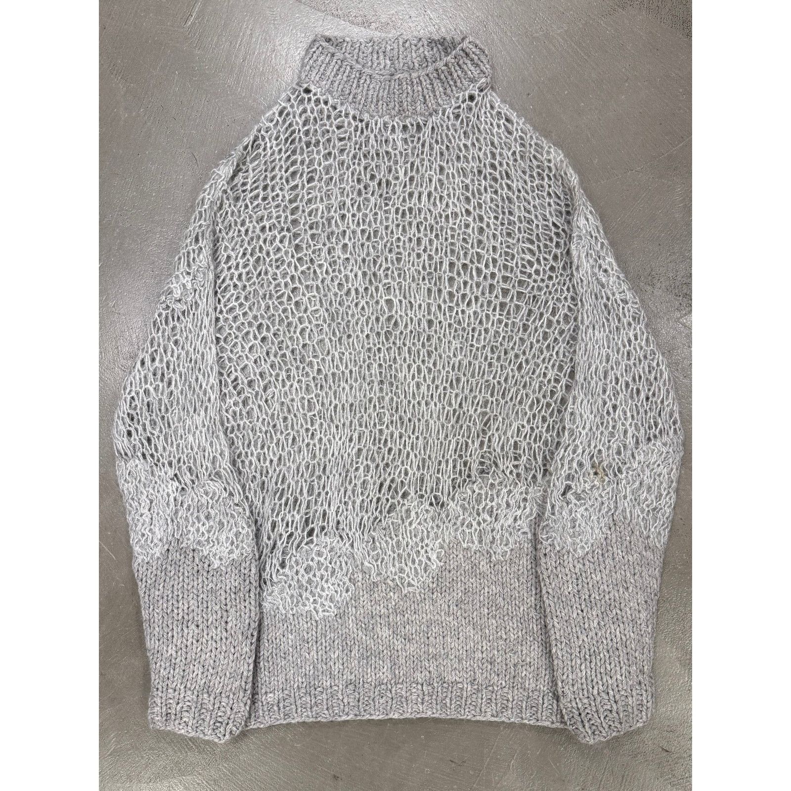 Maison Margiela A/W2014 Maison Margiela loose knit punk mohair sweater Size M / US 6-8 / IT 42-44 - 1 Thumbnail