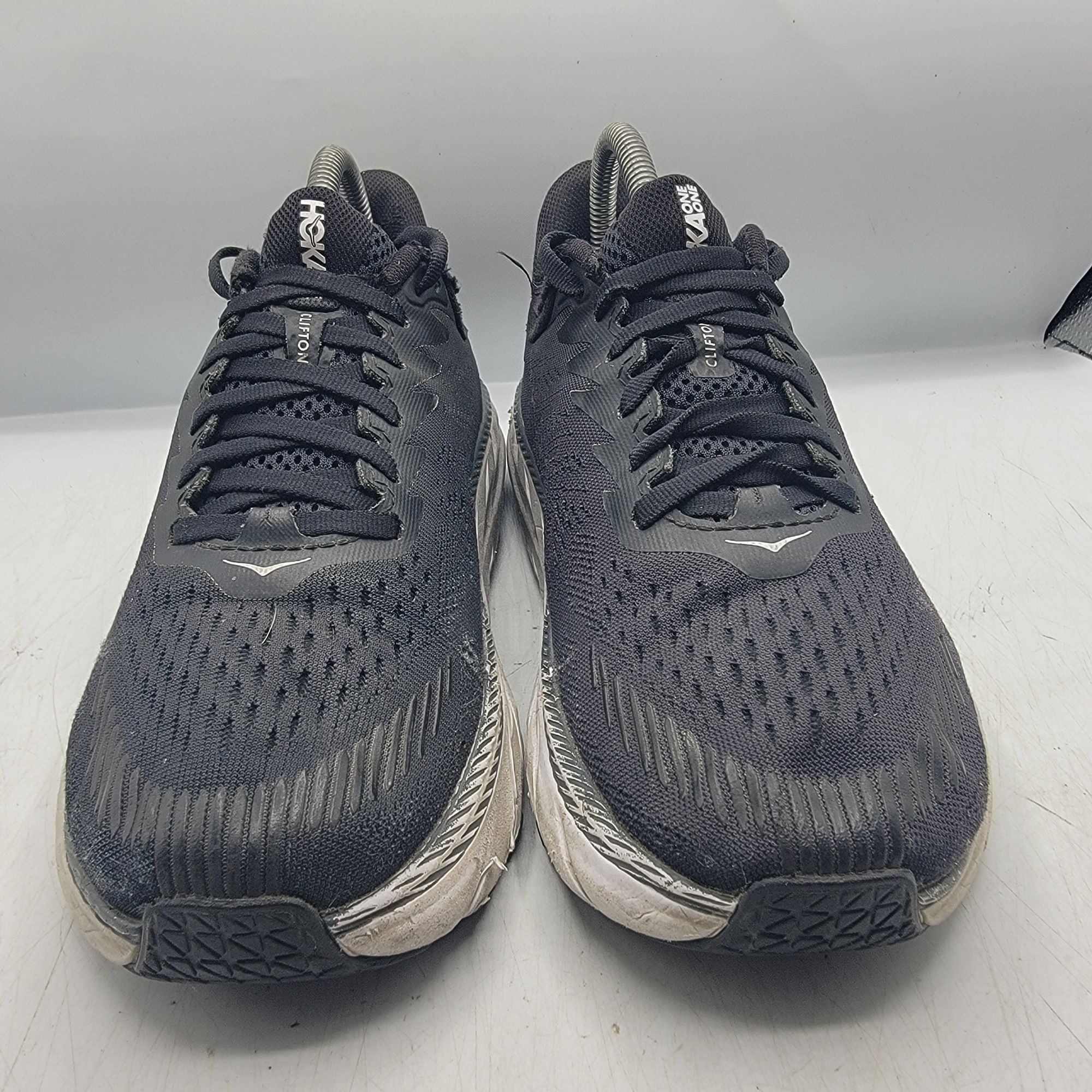 Hoka Hoka One One Clifton 7 Womens 7.5 D Wide Black Athletic Shoe Size US 7.5 / IT 37.5 - 2 Thumbnail