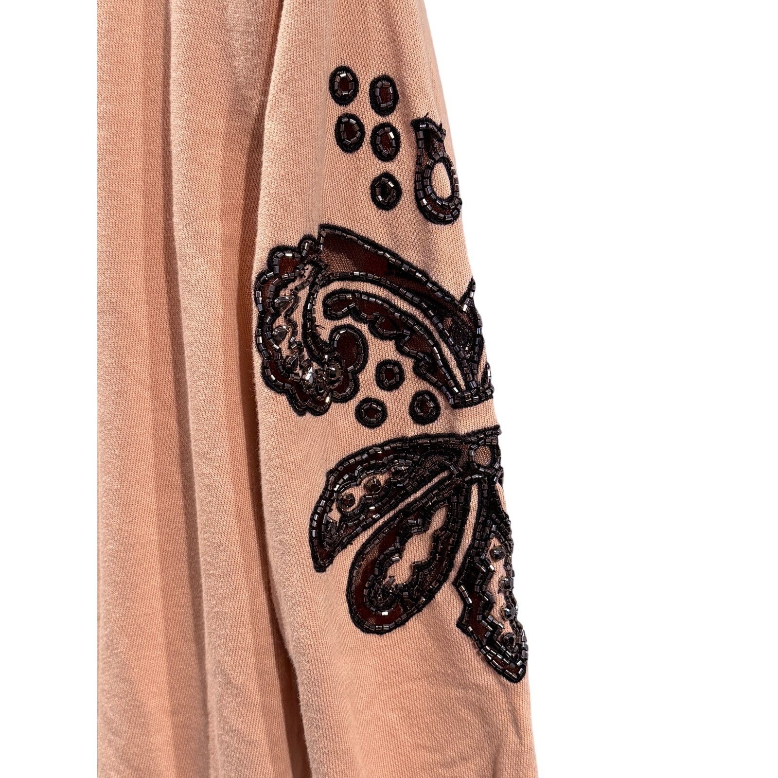 Pinko Pinko Sweatshirt with Beaded Sleeve Cutouts Size Large Size L / US 10 / IT 46 - 3 Thumbnail