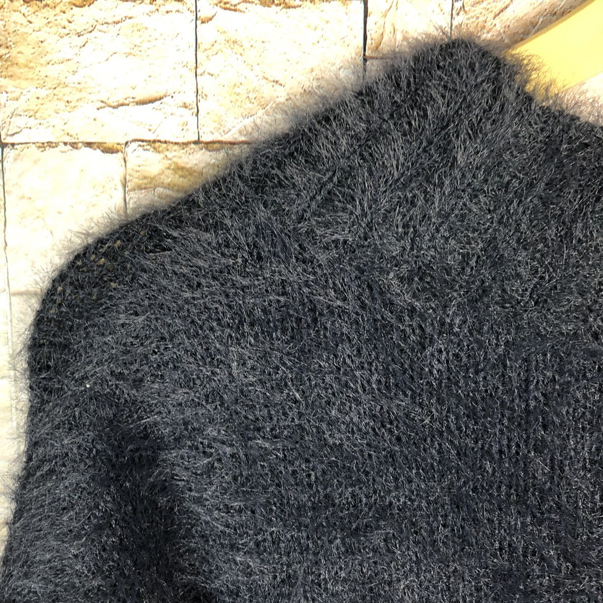 Homespun Knitwear Earth Music& Econology Shag Shaggy Fur Mohair Knitwear #A490 Size S / US 4 / IT 40 - 13 Thumbnail