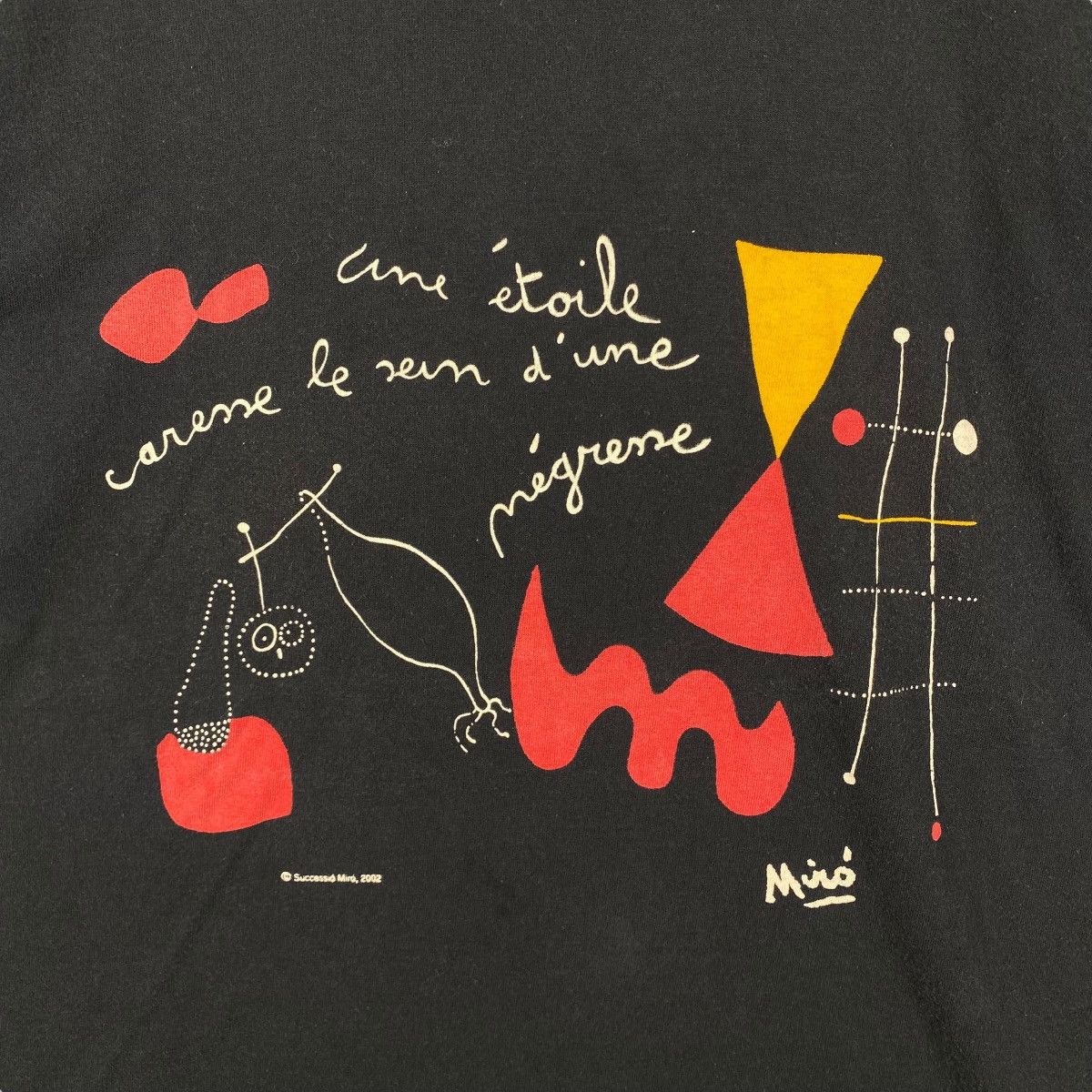 Vintage Vintage 2002 JOAN MIRO Spanish Painter And Sculptor Art Tee Size US L / EU 52-54 / 3 - 2 Thumbnail