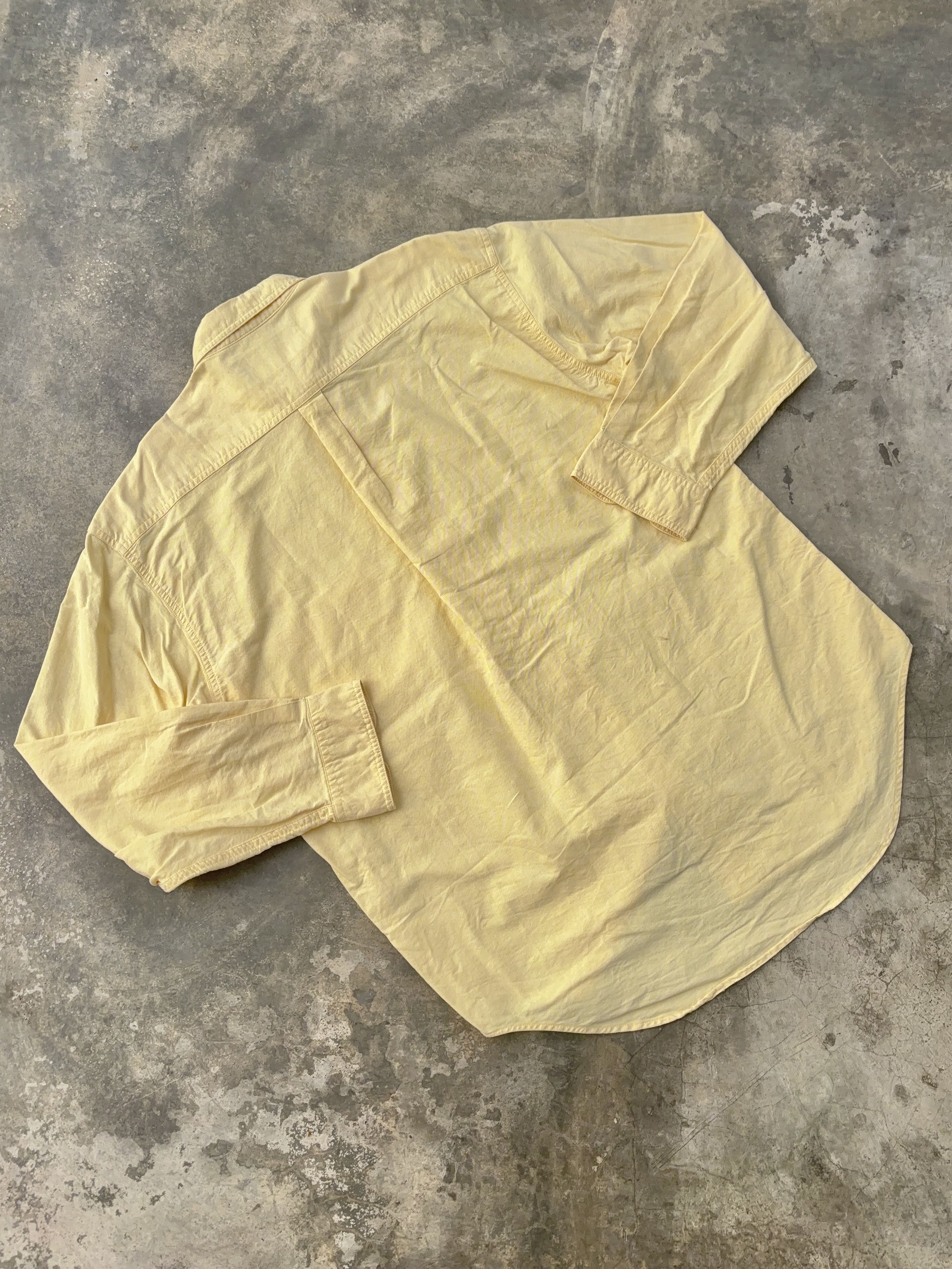 Other Seahop International Vintage Yellow Button Up Shirt Size US M / EU 48-50 / 2 - 6 Thumbnail