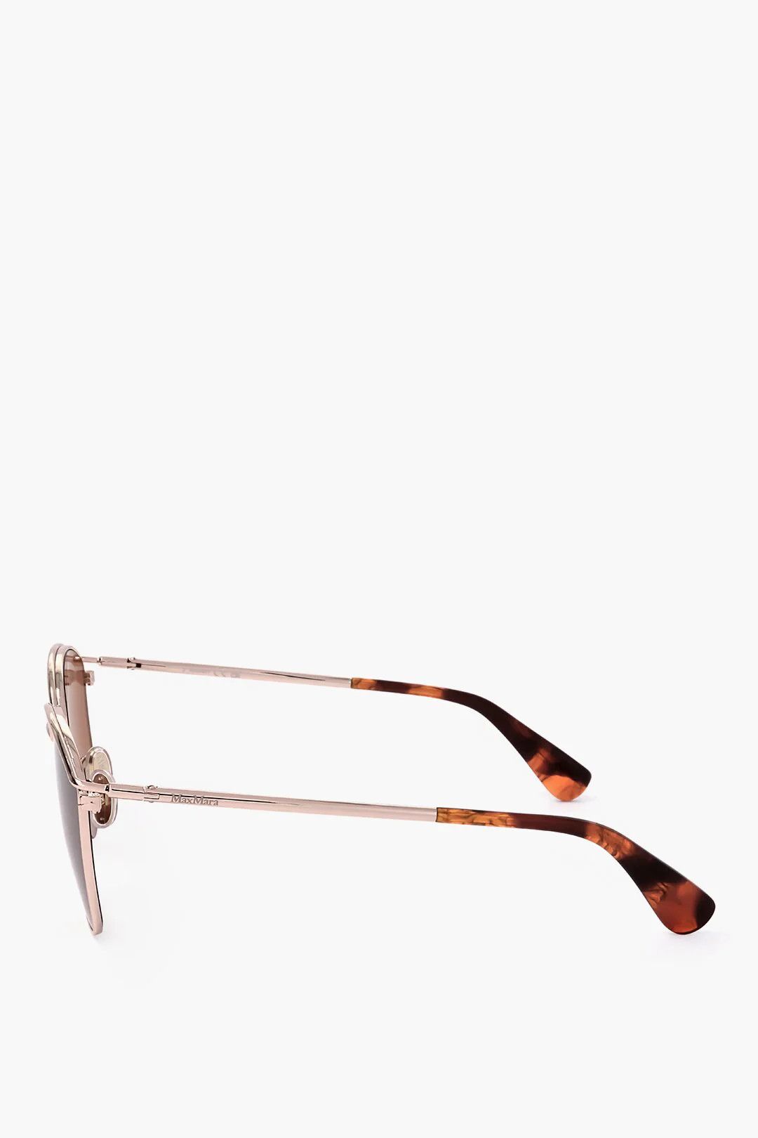 Max Mara og1mm0426 Size: OS / Clubmaster Sunglasses in Brown Size ONE SIZE - 3 Thumbnail