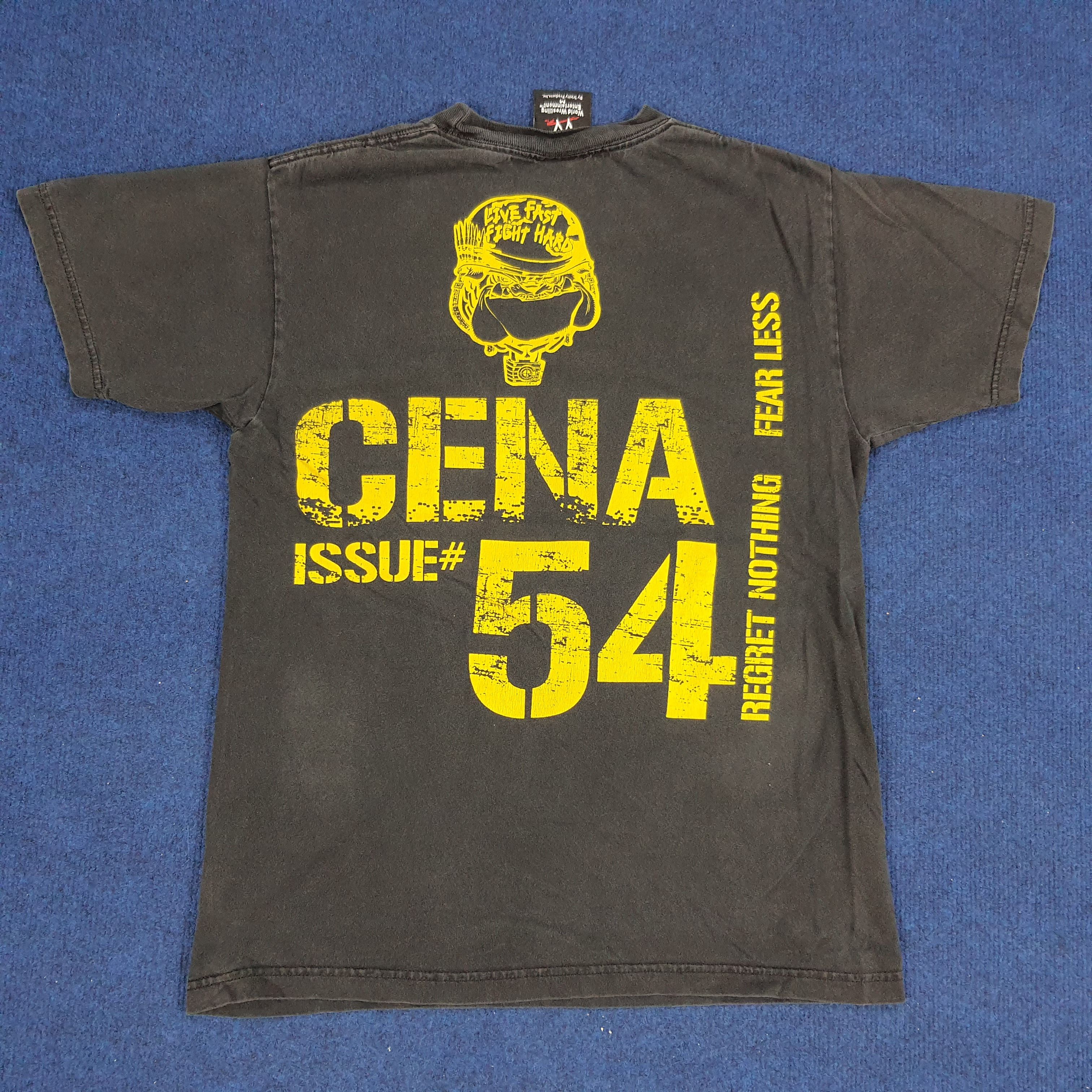 Vintage × WWE Vintage WWE John Cena Live Fast Fight Hard Wrestling Tshirt Size US M / EU 48-50 / 2 - 3 Thumbnail