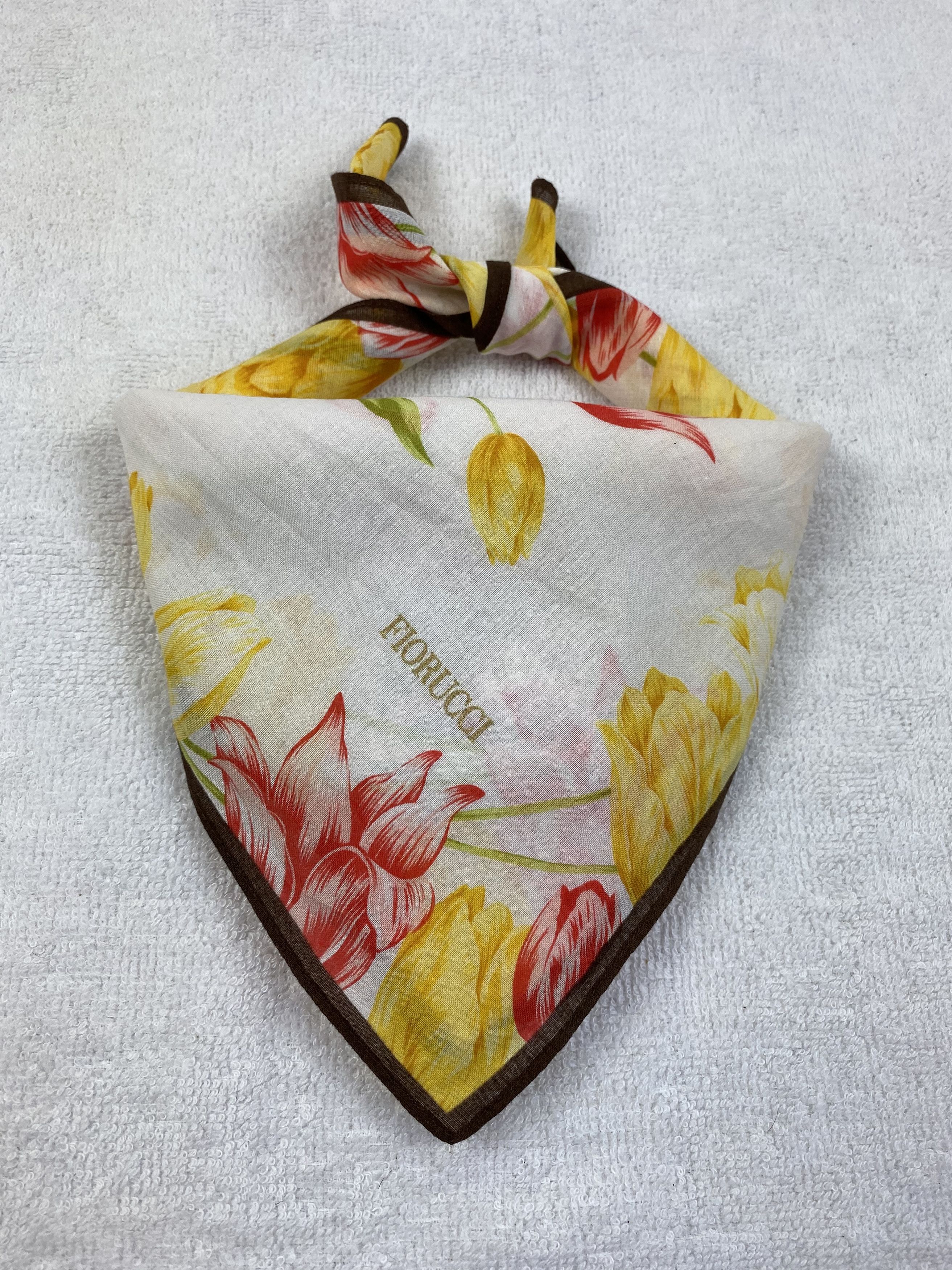 Fiorucci Fiorucci Floral Handkerchief / Bandana / Neckerchief Size ONE SIZE - 1 Thumbnail