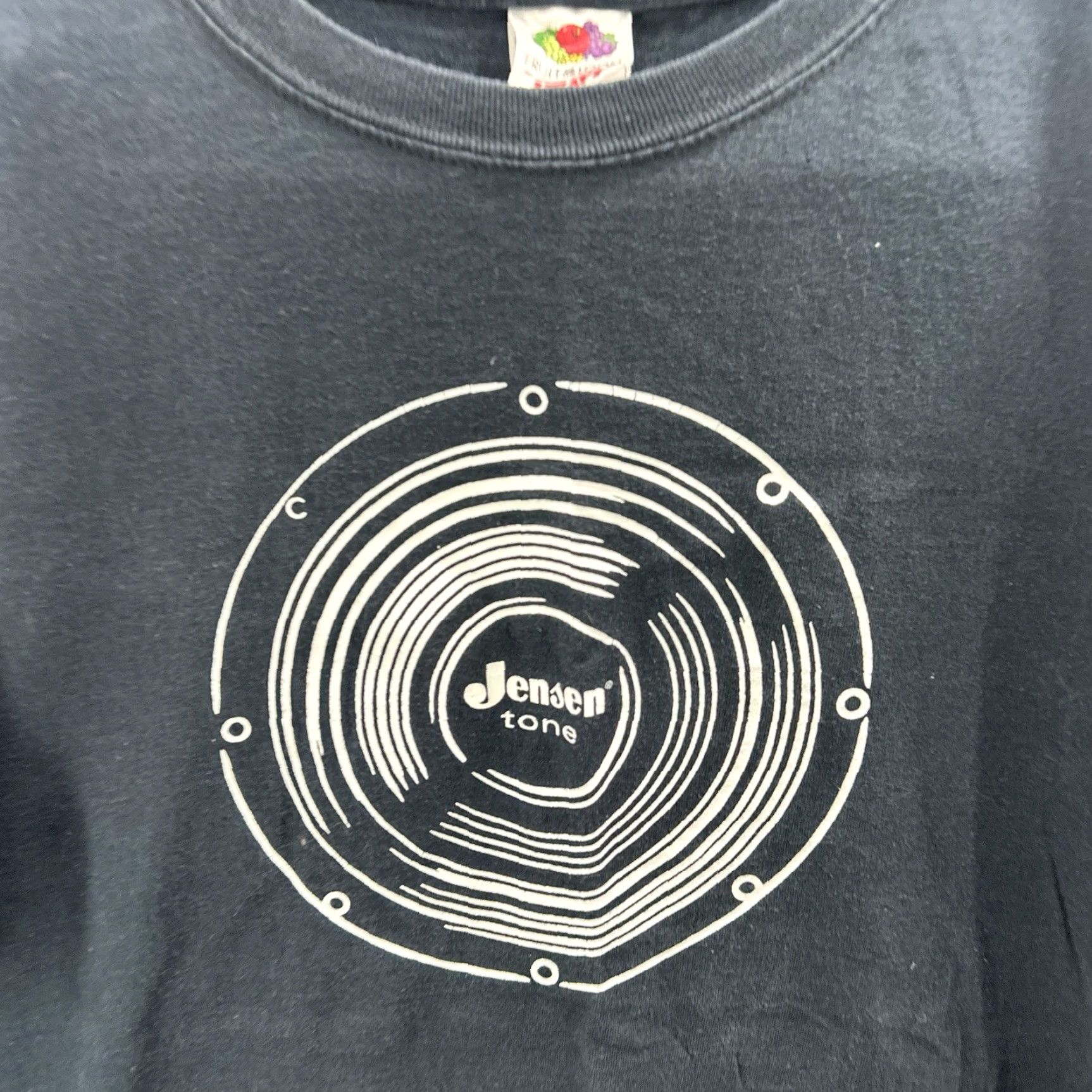 Etro VINTAGE Jensen Mens T-Shirt Large Black 90s Tone Speakers Retro Y2K Audio Shirt Men L Size US L / EU 52-54 / 3 - 4 Thumbnail