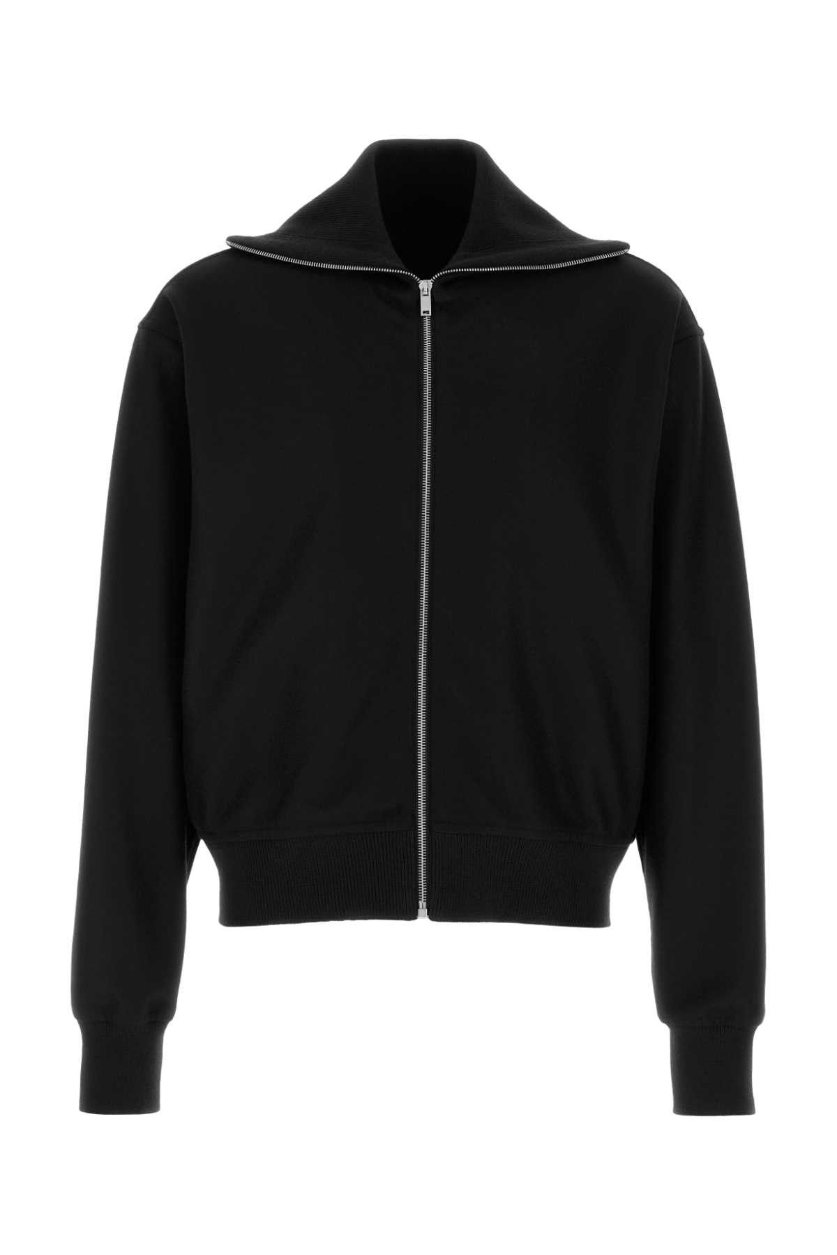 Jil Sander Black Wool Cardigan Size US M / EU 48-50 / 2 - 1 Thumbnail