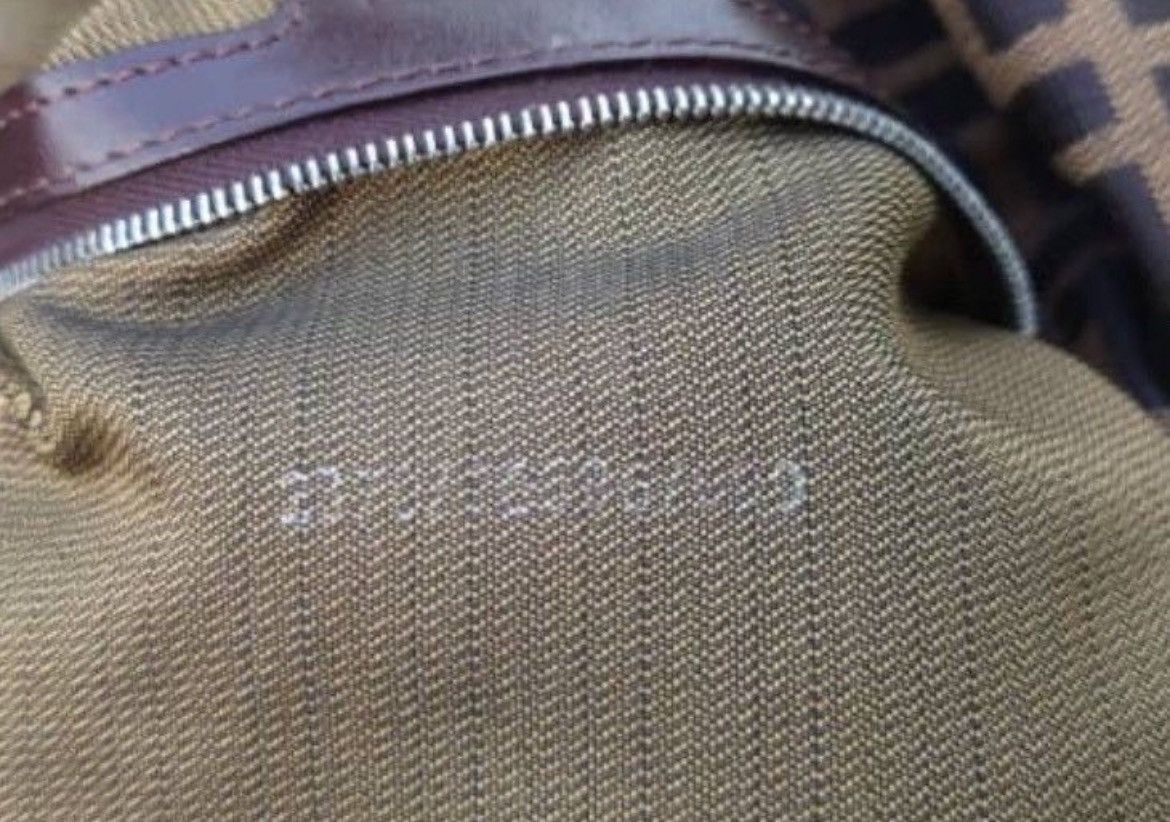 Fendi Authentic FENDI Tobacco Zucca Canvas Mia Hobo Bag Size ONE SIZE - 17 Thumbnail
