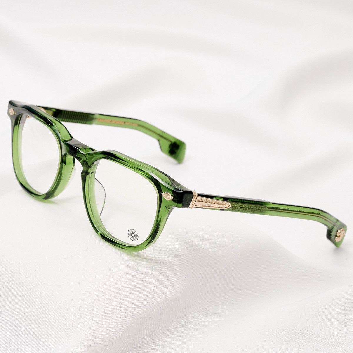 Chrome Hearts CHROME HEARTS CHIRP CHIRP DARK OLIVE GLASSES Size ONE SIZE - 2 Thumbnail