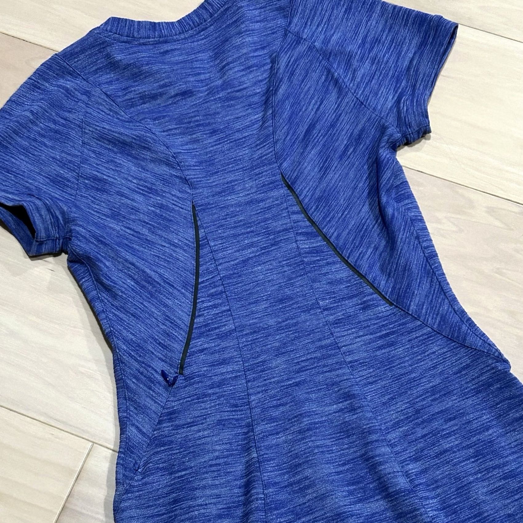 Lululemon VINTAGE Lululemon Dress Go Where To Blue Short Sleeve Women's 4 Size 27" / US 4 / IT 40 - 3 Thumbnail