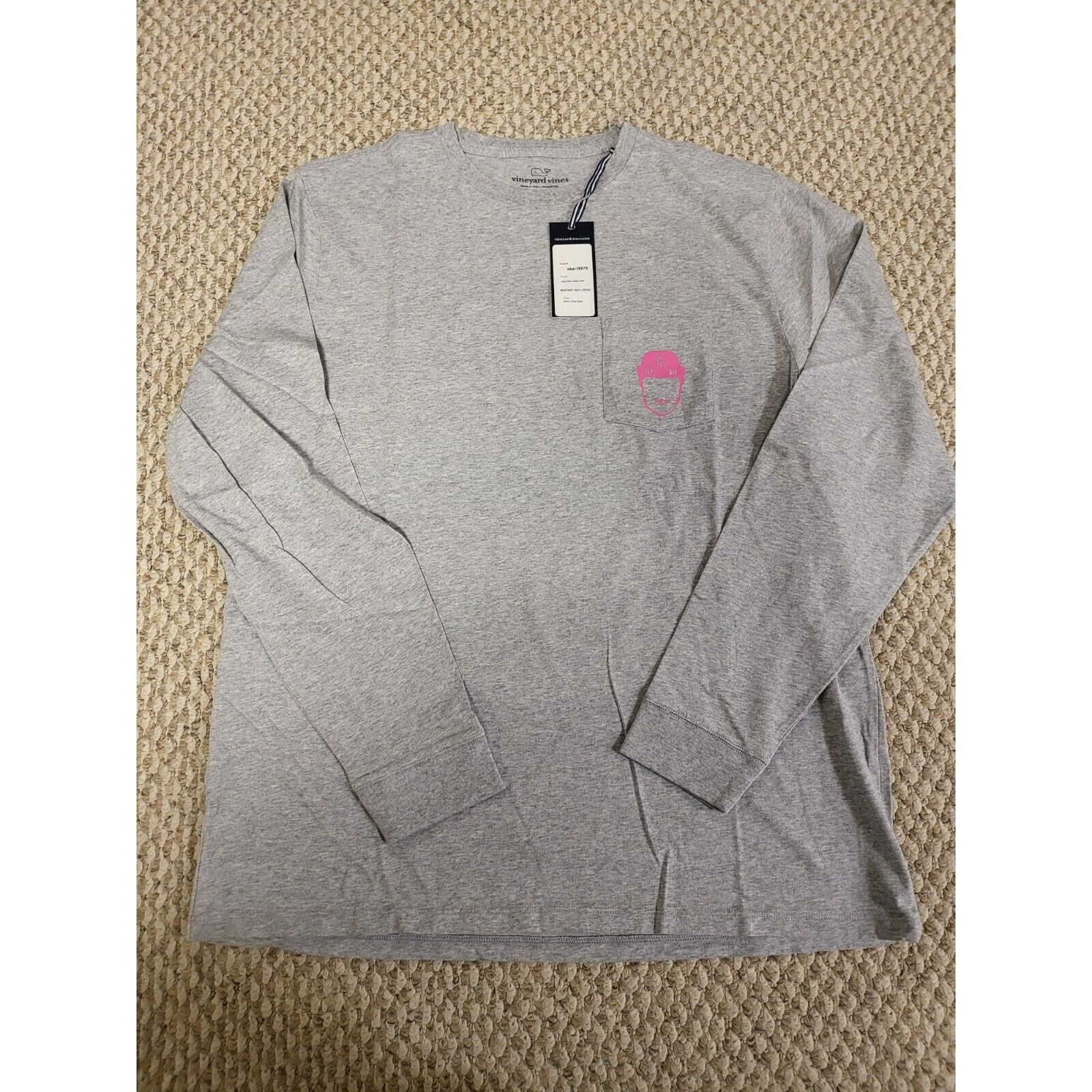 Vineyard Vines Vineyard VINES Pink Whitney Barstool Ski Lodge Long Sleeve Size US L / EU 52-54 / 3 - 2 Thumbnail