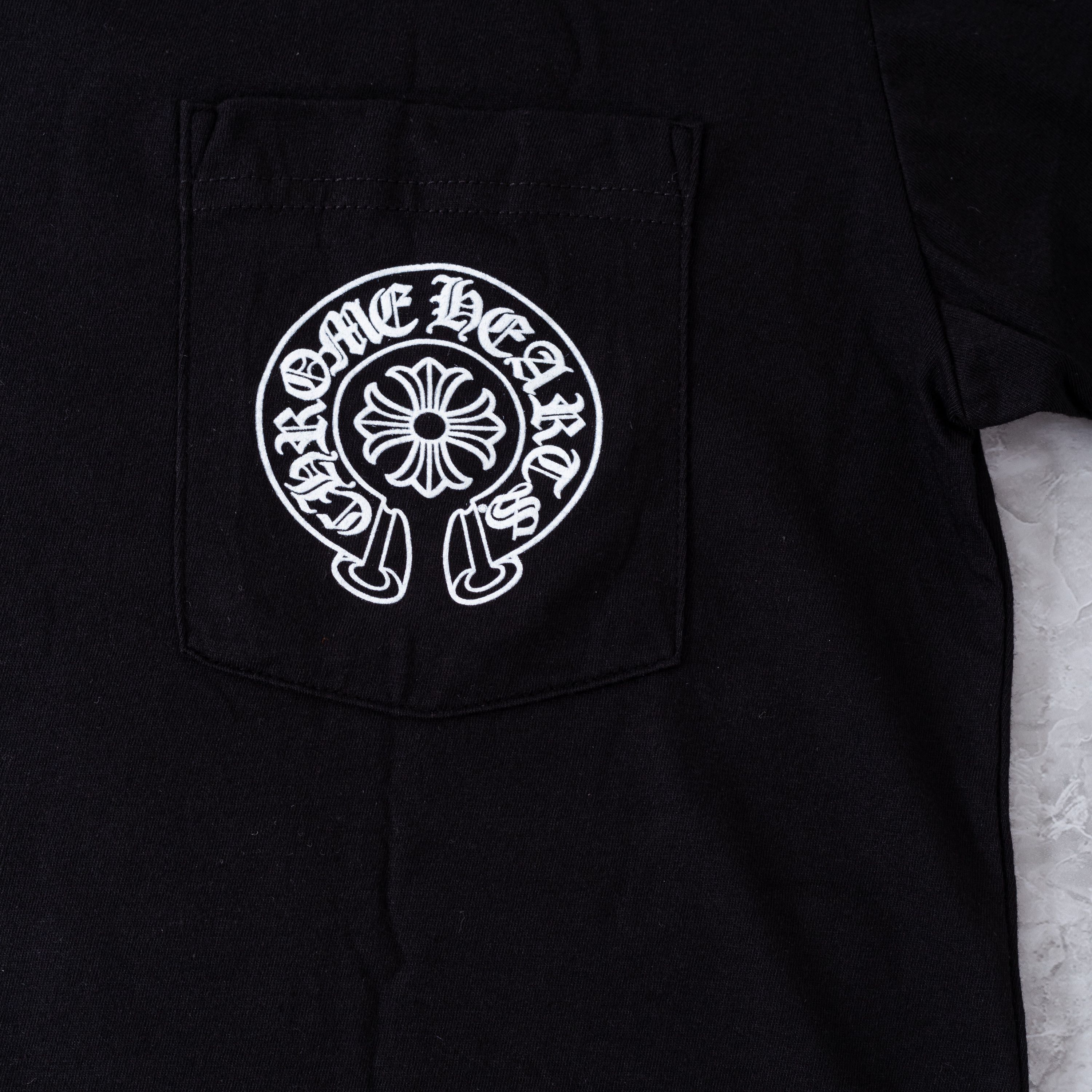 Chrome Hearts CHROME HEARTS Horseshoe Pocket T-Shirt BLACK Size US M / EU 48-50 / 2 - 3 Thumbnail