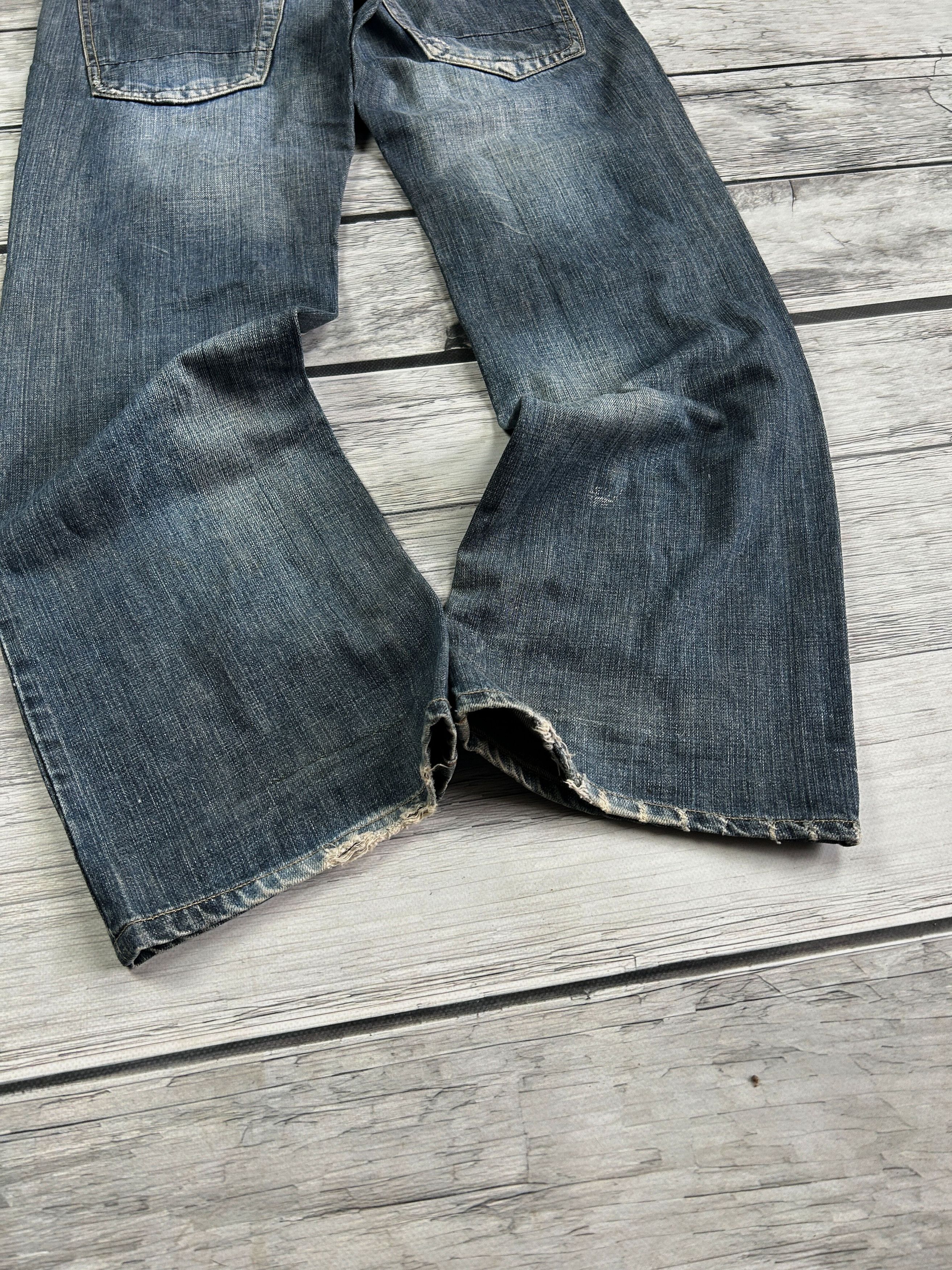 Japanese Brand 💥 JUNYA WATANABE BALENCIAGA STYLE DISTRESSED JEANS Size US 32 / EU 48 - 4 Thumbnail