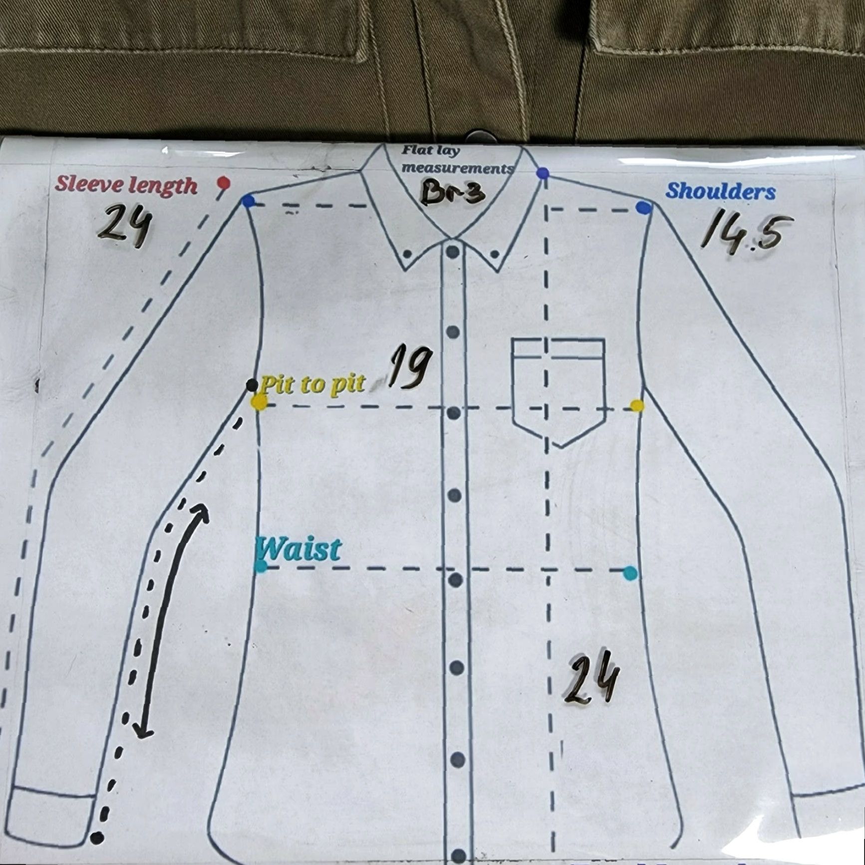 Olive VINTAGE Kittenish Olive Green Snap Buttons Cotton Front Pockets Utility Shirt XS Women Adults Womens Shirts Size XS / US 0-2 / IT 36-38 - 2 Thumbnail