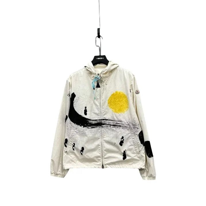 Moncler Moncler Ink Graffiti Logo Hooded Jacket Size US L / EU 52-54 / 3 - 1 Thumbnail