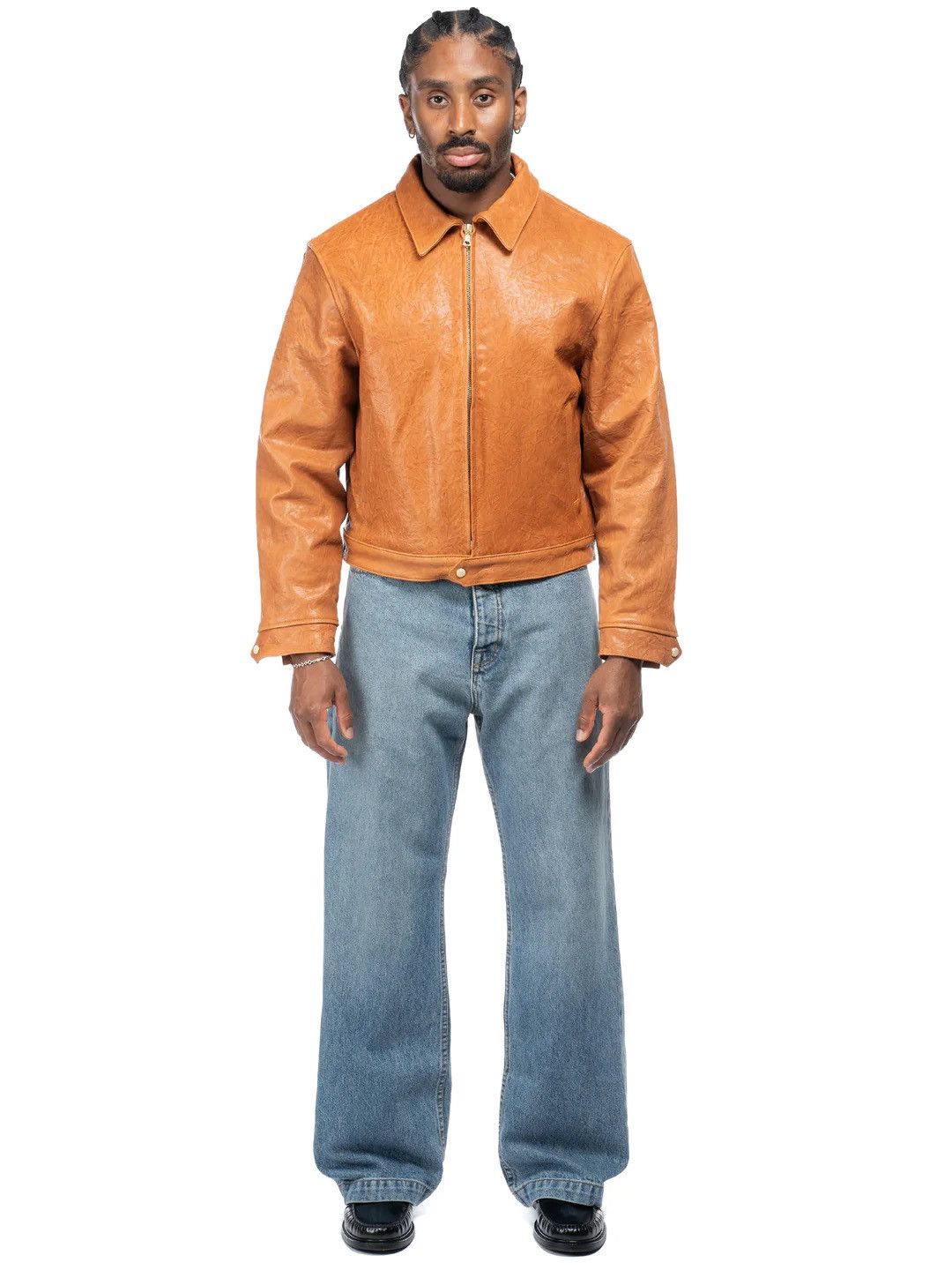 Bare Knuckles Freddy Leather Blouson Size US S / EU 44-46 / 1 - 1 Thumbnail