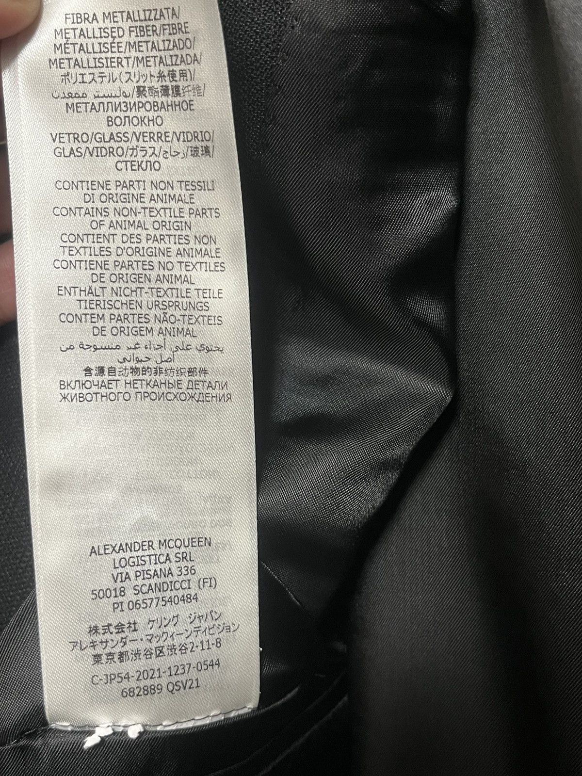 Alexander McQueen Embellished Floral-Lapel Tuxedo Jacket Sz 54R EU(43R US) Size 54R - 19 Thumbnail