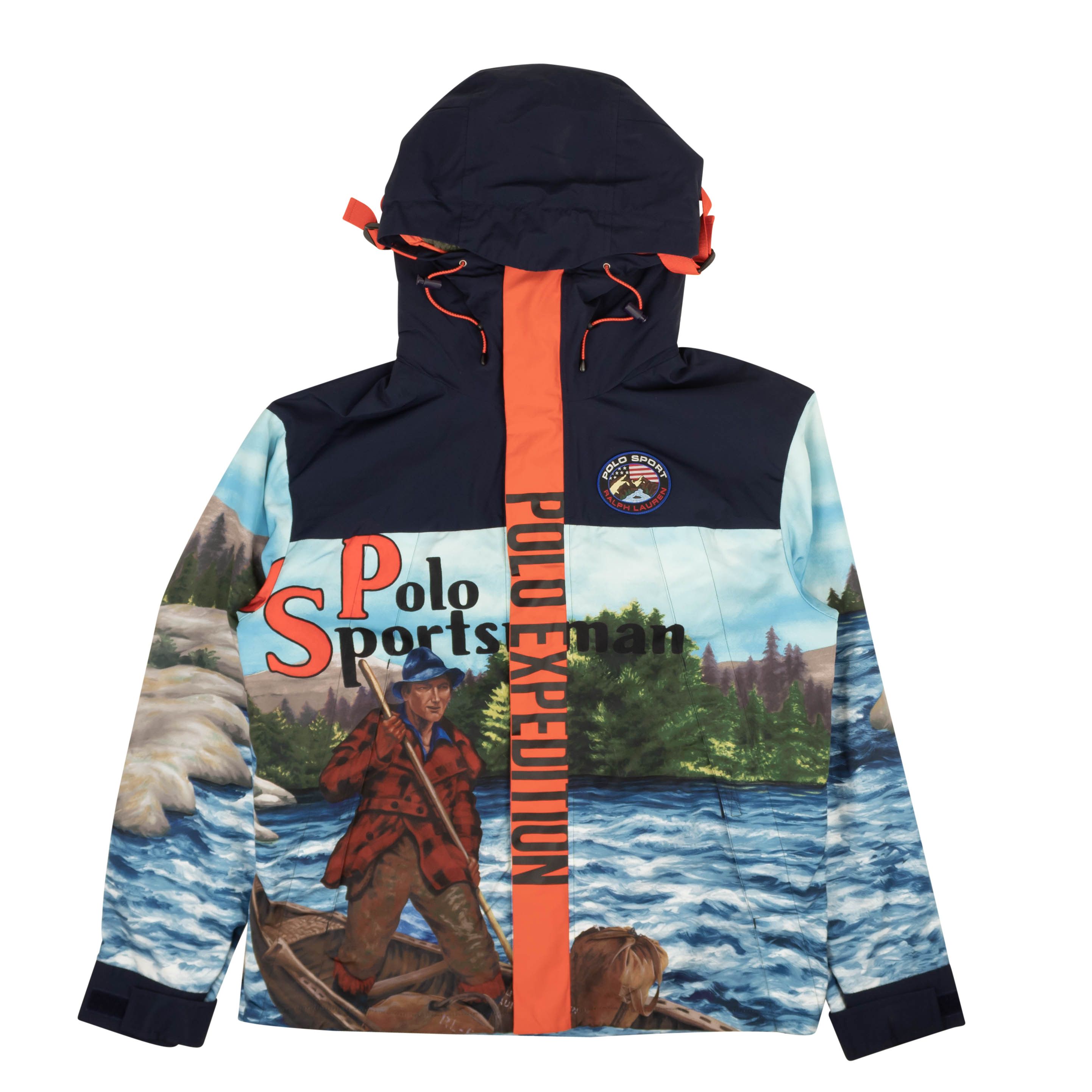 image of Polo Ralph Lauren Navy River Guide Anorak Jacket Size S, Men's