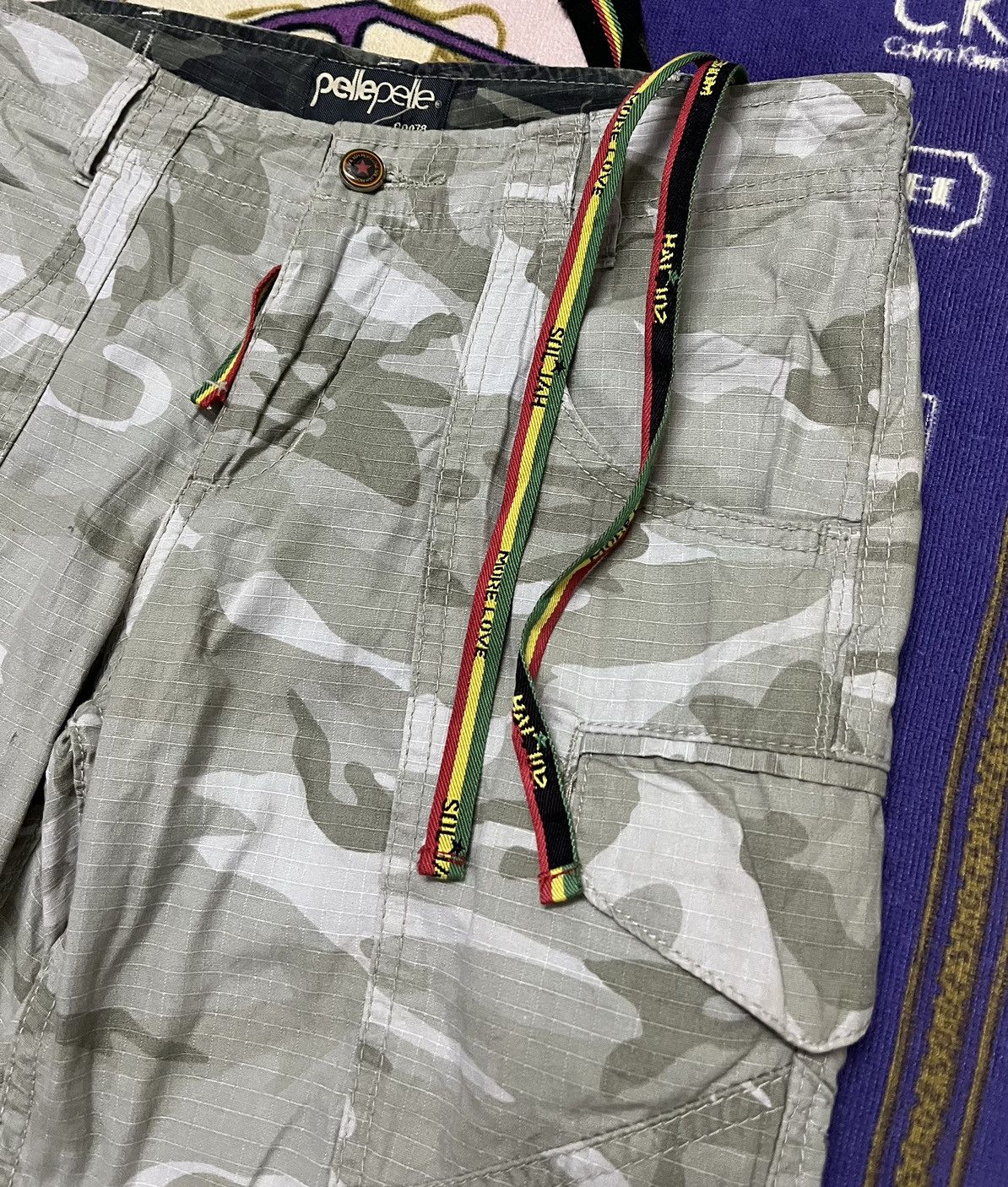 Pelle Pelle PELLE PELLE Soljah Rare Design Camo Cargo Pant Size US 32 / EU 48 - 8 Thumbnail