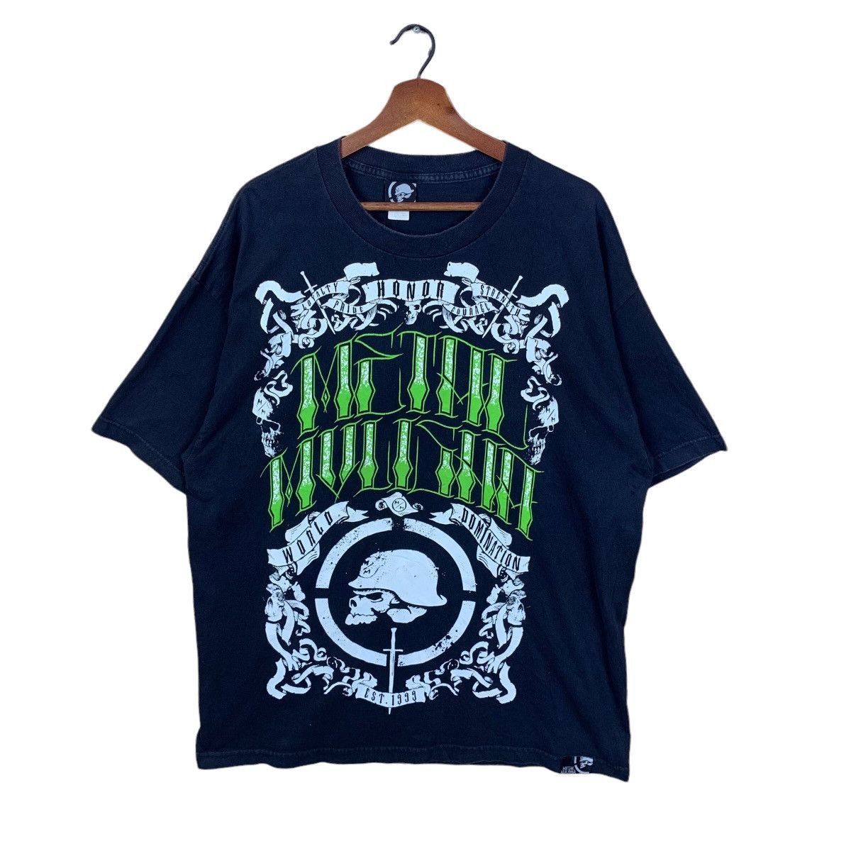 Metal Mulisha Vintage 90’s Metal Mulisha Men’s Motorcross Tee Big Logo Size US XL / EU 56 / 4 - 1 Thumbnail