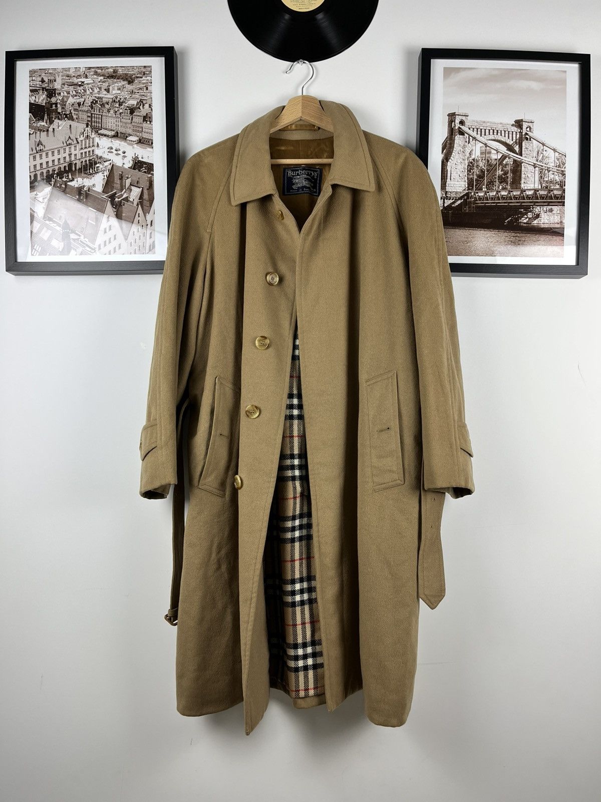 Burberry Luxury Vintage Vintage 90 s Burberry Trench Coat Nova Check Wool Lining Grailed