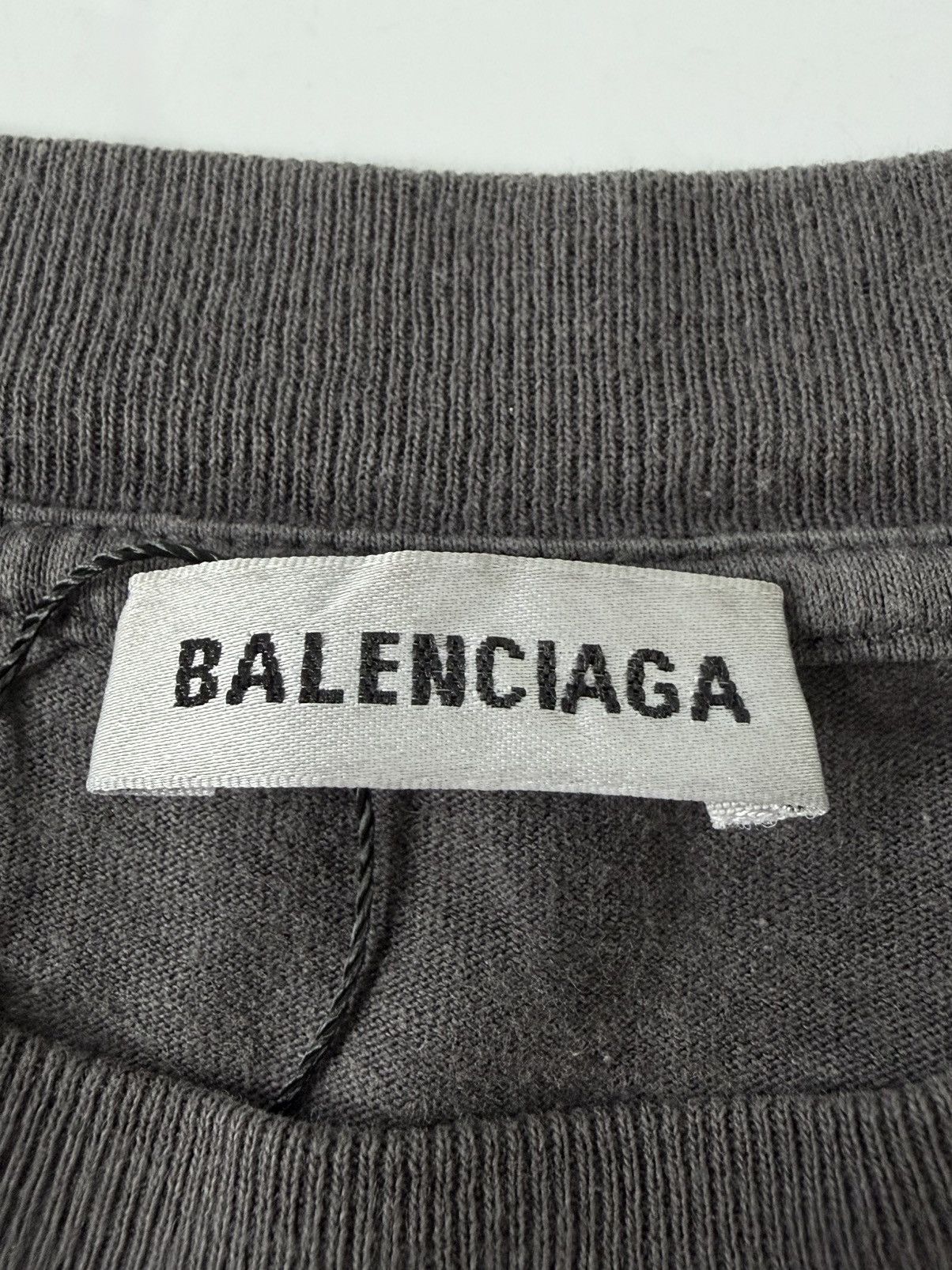 Balenciaga Balenciaga Grey "Speedhunters" Oversized Long-Sleeve T-Shirt Size US M / EU 48-50 / 2 - 6 Thumbnail