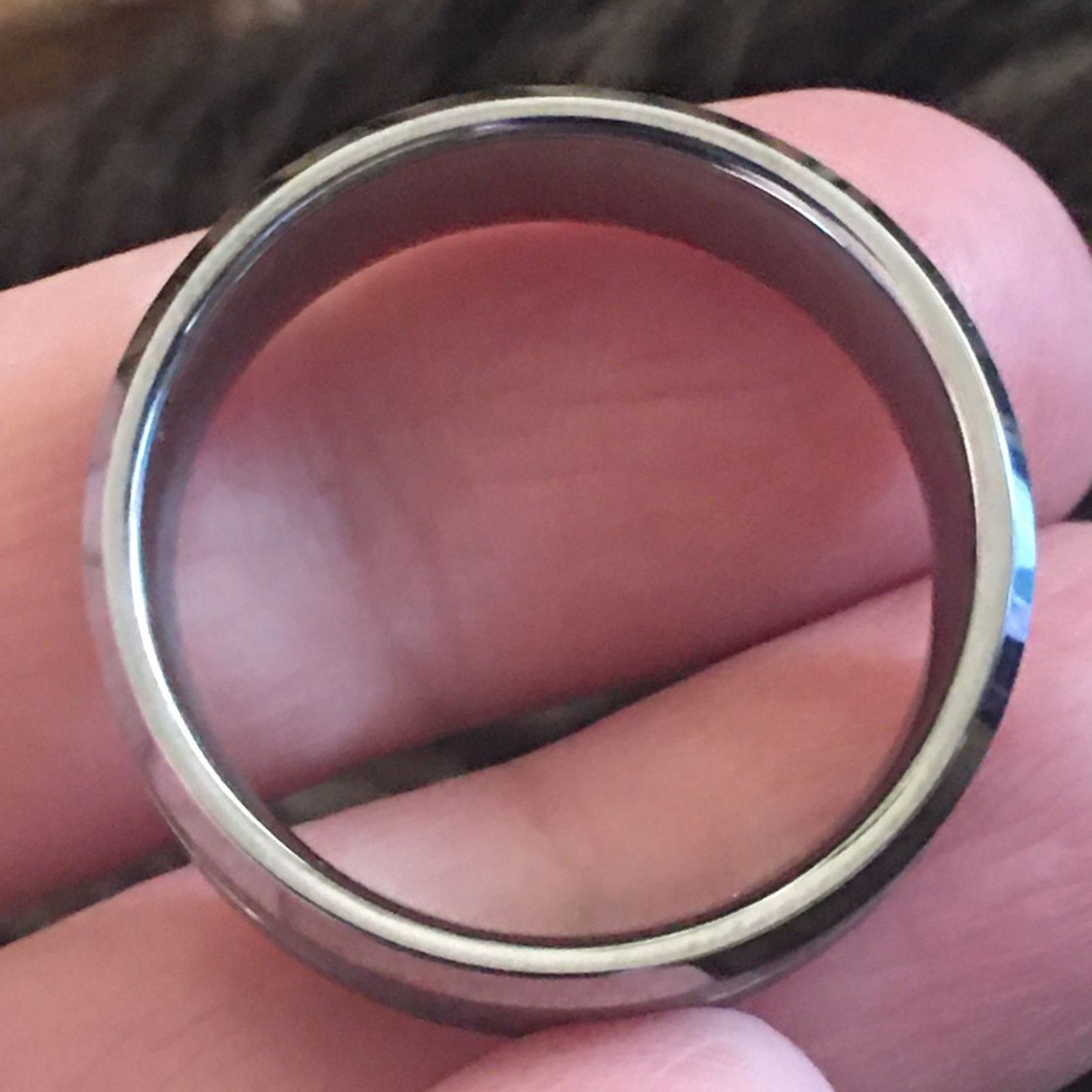Jewelry Men’s Tungsten 12mm Hanover titanium wedding band Size ONE SIZE - 8 Thumbnail