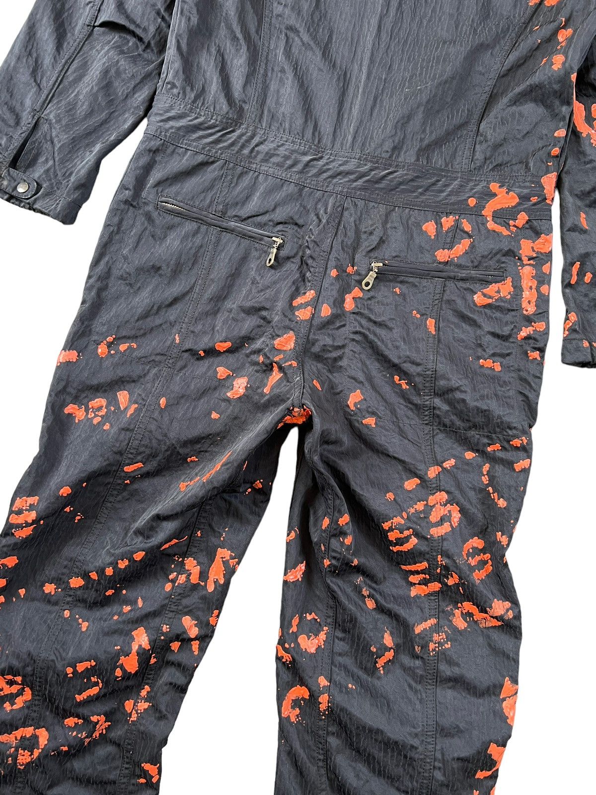 5351 POUR LES HOMMES 5351 Pour Les Hommes Multipocket Tech Painted Jumpsuit Size US 34 / EU 50 - 20 Thumbnail