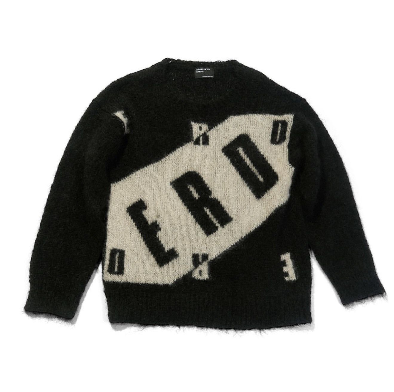 Enfants Riches Deprimes ENFANTS RICHES DEPRIMES TV Logo MOHAIR Knit sweater Size US L / EU 52-54 / 3 - 1 Thumbnail