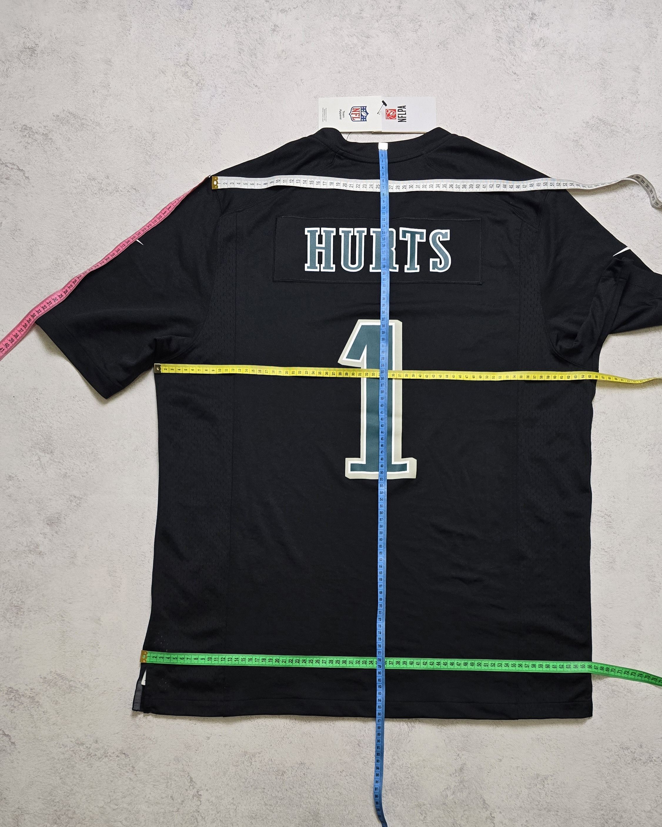 Nike Philadelphia Eagles Hurts Carbon Black Super Bowl 59 Jersey Size US XXL / EU 58 / 5 - 4 Thumbnail