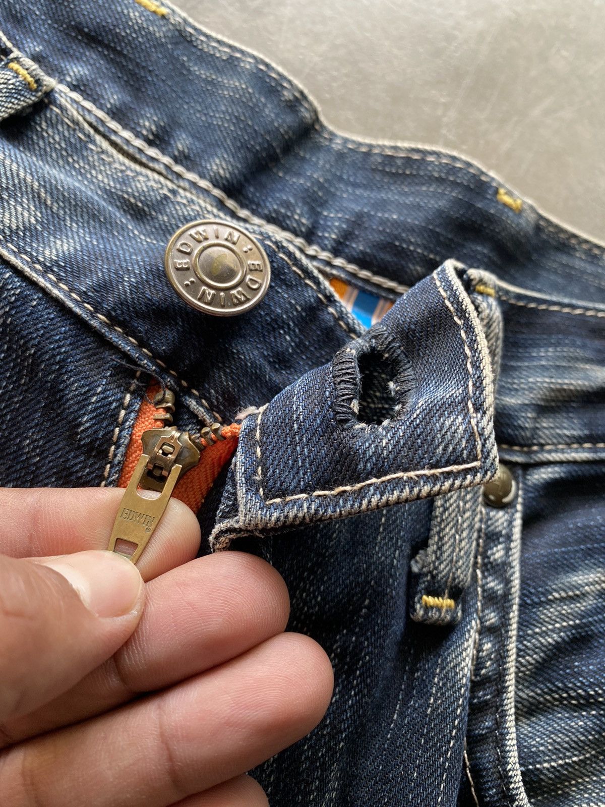 Edwin × Hysteric Glamour × Tornado Mart Baggy Jeans Japanese Edwin XV-Function Distressed Size US 30 / EU 46 - 6 Thumbnail