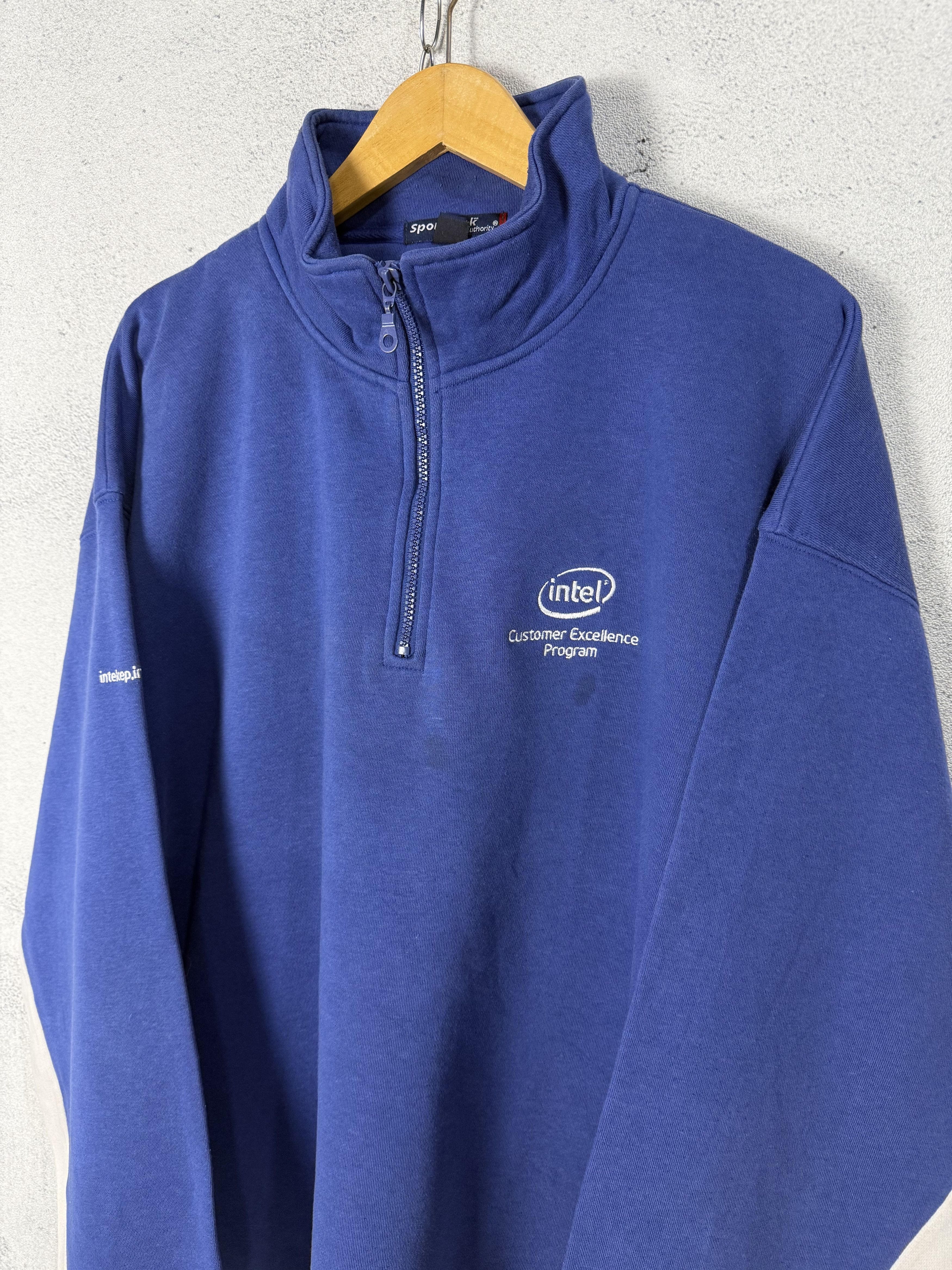 Vintage Vintage Intel Half Zip Sweatshirt Size US XL / EU 56 / 4 - 3 Thumbnail