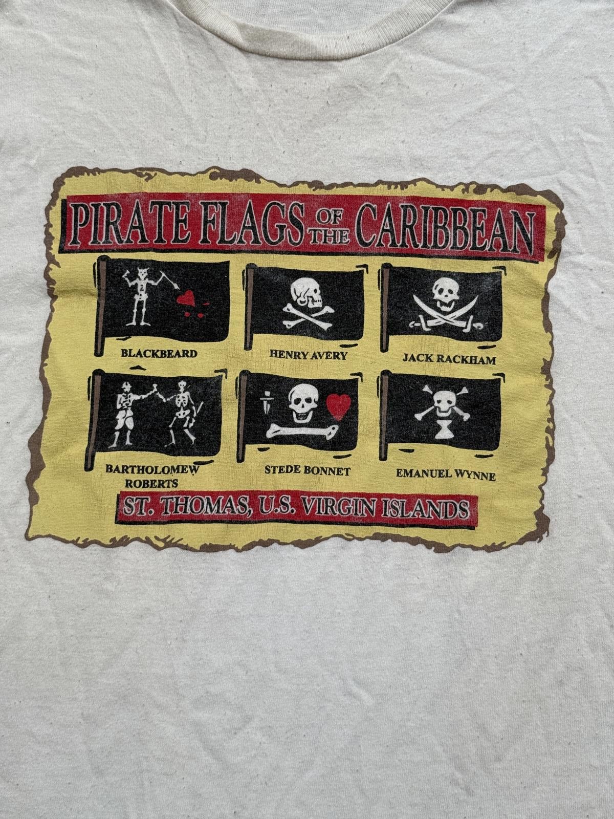 Other Mens Pirate Flag T-shirts - St Thomas US Virgin Islands - L Size US L / EU 52-54 / 3 - 3 Thumbnail