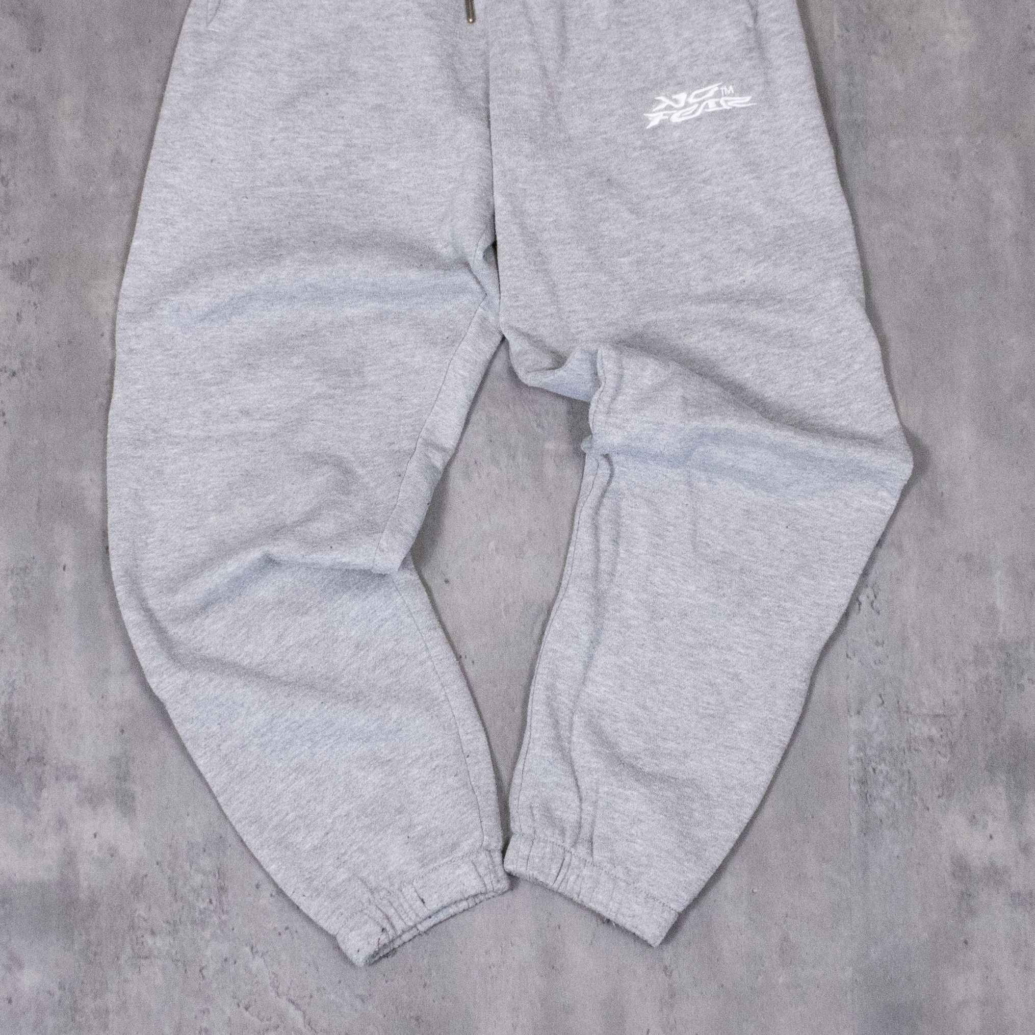 No Fear Vintage 1990's No Fear Baggy Heather Grey Sweatpants Size US 26 / EU 42 - 3 Thumbnail