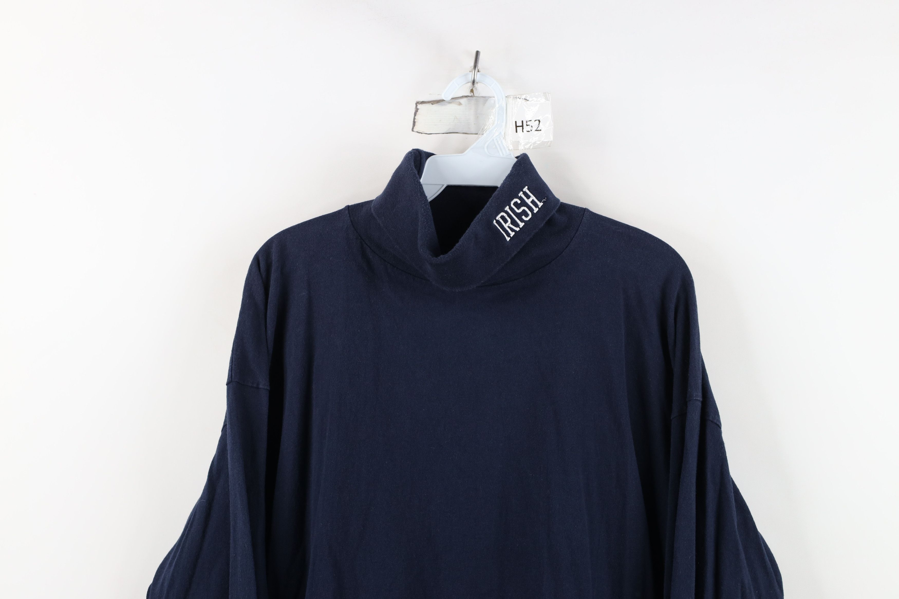 Champion Vintage 90s Champion University Irish Turtleneck T-Shirt USA Size US L / EU 52-54 / 3 - 2 Thumbnail