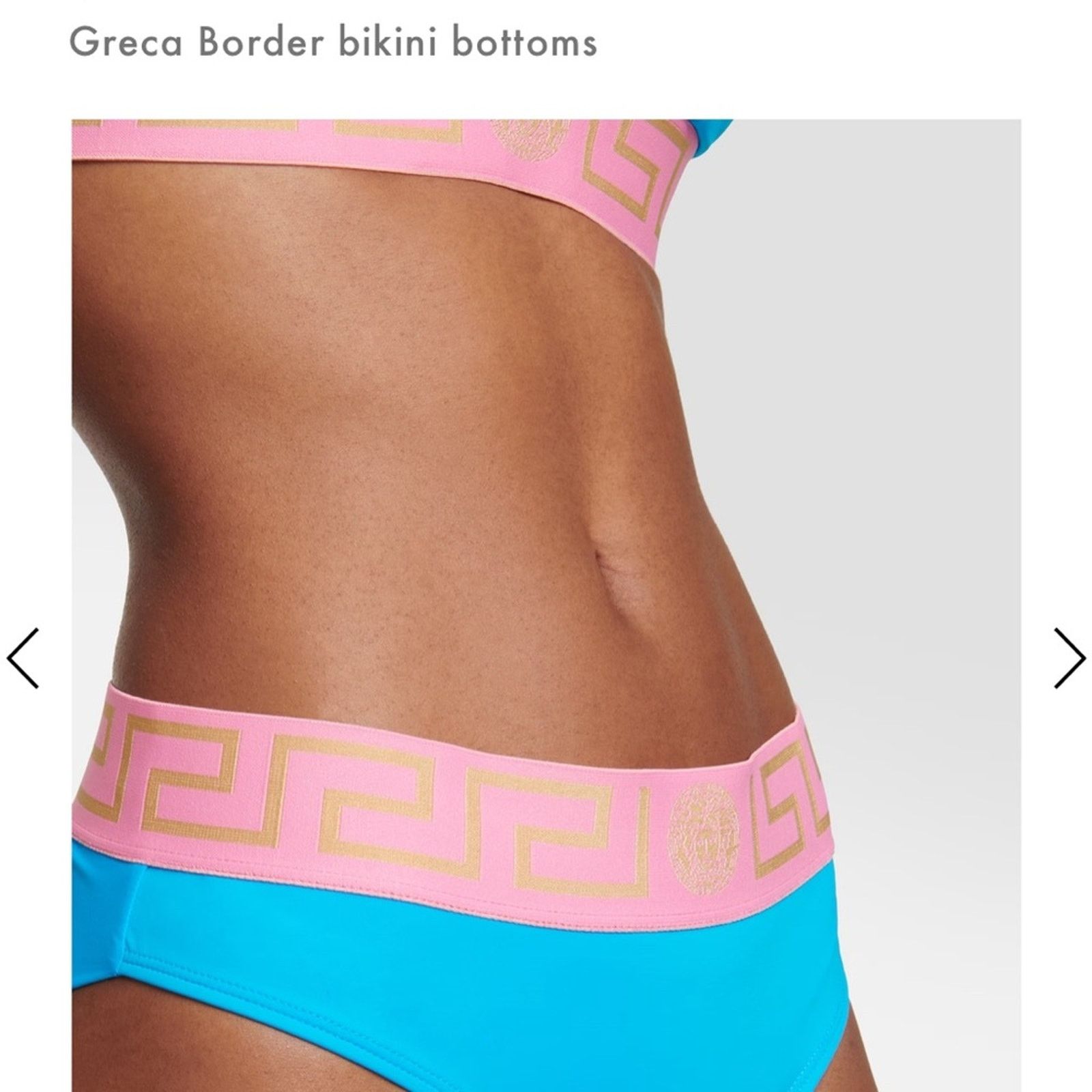 Versace NWT Versace Greco SET blue & pink bikini swim - both size 5 Size 34" / US 12 / IT 48 - 6 Thumbnail