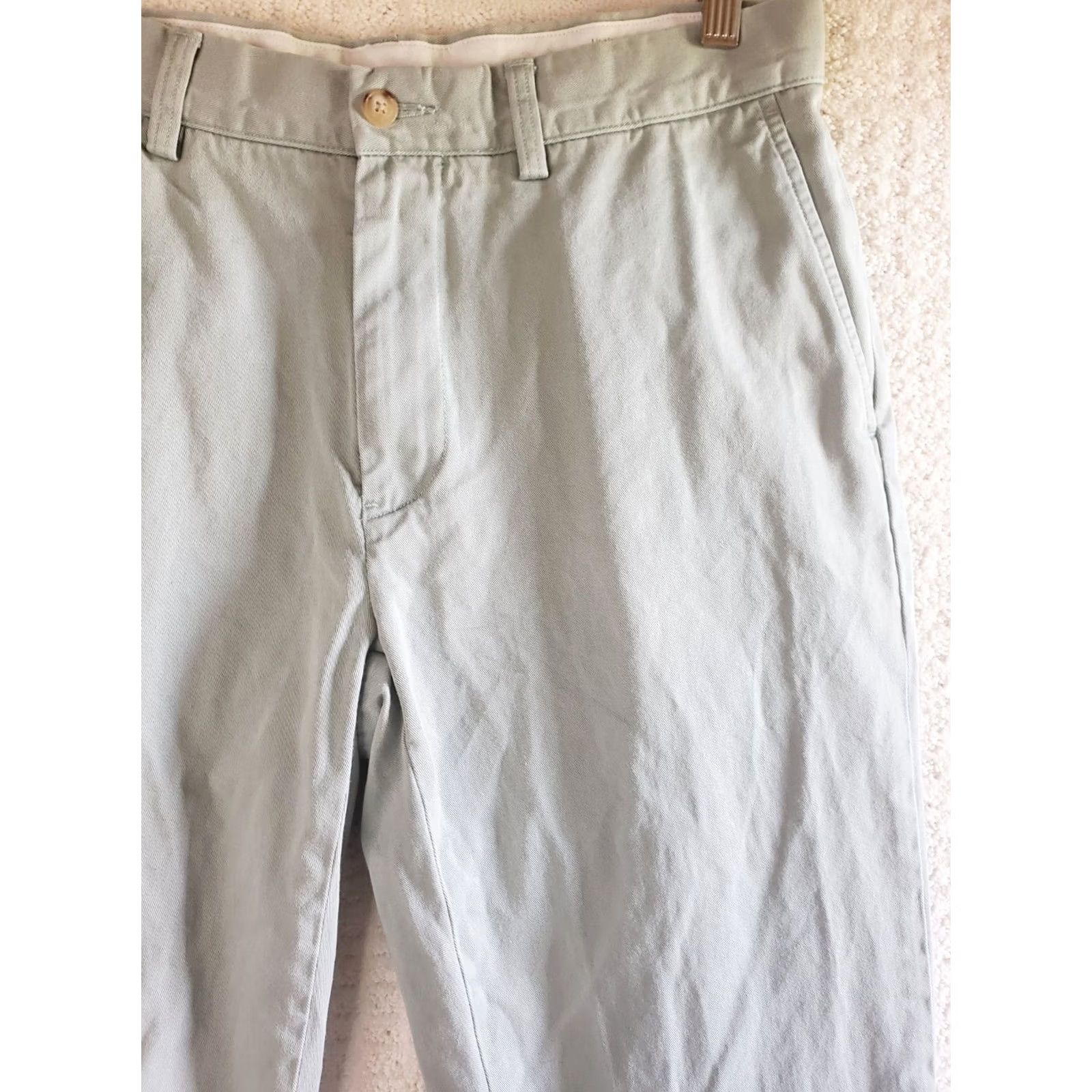 Polo Ralph Lauren Polo Ralph Lauren Men's Mint Green Chino Pants Slacks Flat Front Sz 32x32 29.5" Regular Straight Classic Fit Vintage: No Size US XS / EU 42 / 0 - 4 Thumbnail