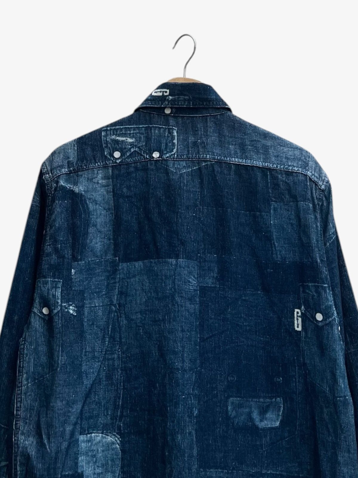 Blue Blue Japan Archive Blue Blue Japan Pockets Printed Long Sleeve Shirt Size US M / EU 48-50 / 2 - 9 Thumbnail