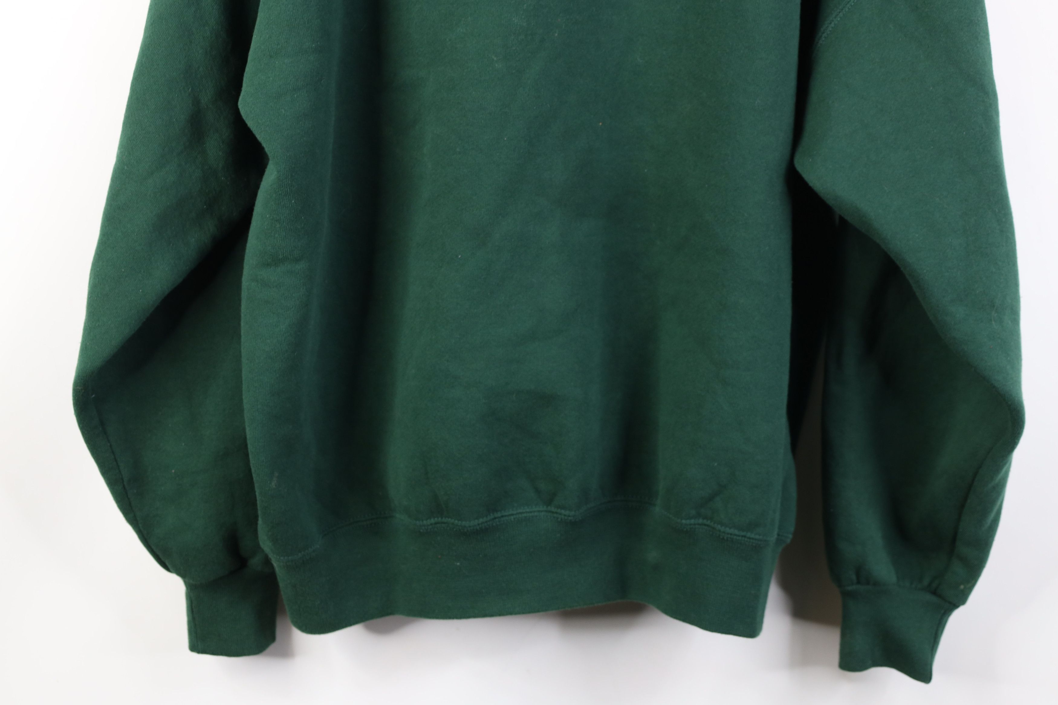 Vintage Vintage 90s Streetwear Crewneck Sweatshirt Hunter Green USA Size US XL / EU 56 / 4 - 15 Thumbnail