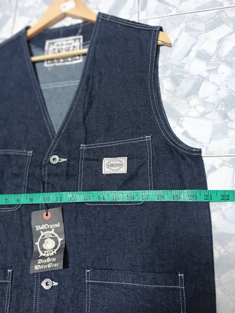 If Six Was Nine × Japanese Brand Nos bull original motor gear denim vest Size US M / EU 48-50 / 2 - 8 Thumbnail