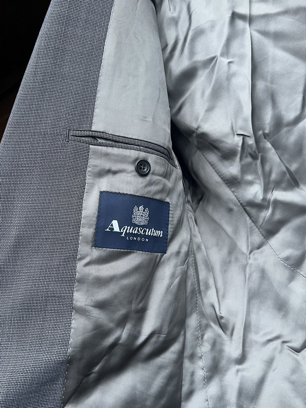 Aquascutum Aquascutum London Vintage Suit Size 46S - 3 Thumbnail