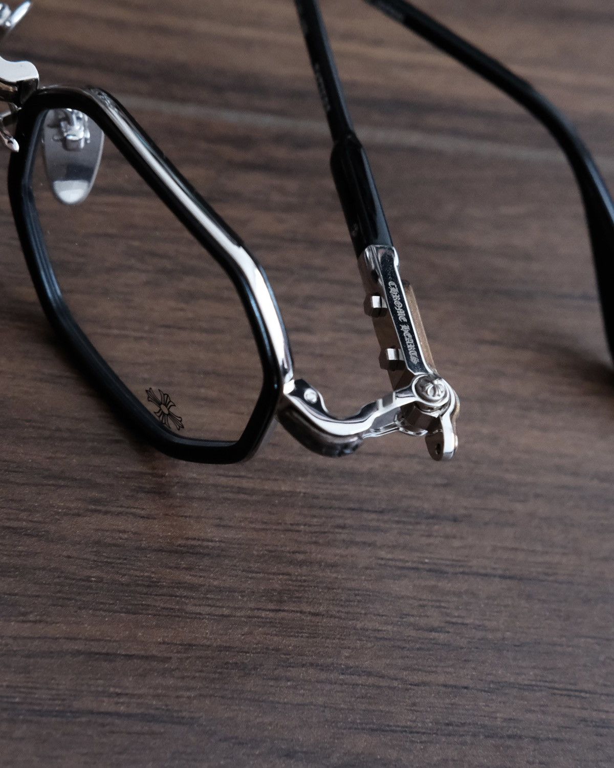 Chrome Hearts Chrome Hearts TATTERS BLACK/SILVER Glasses Size ONE SIZE - 13 Thumbnail
