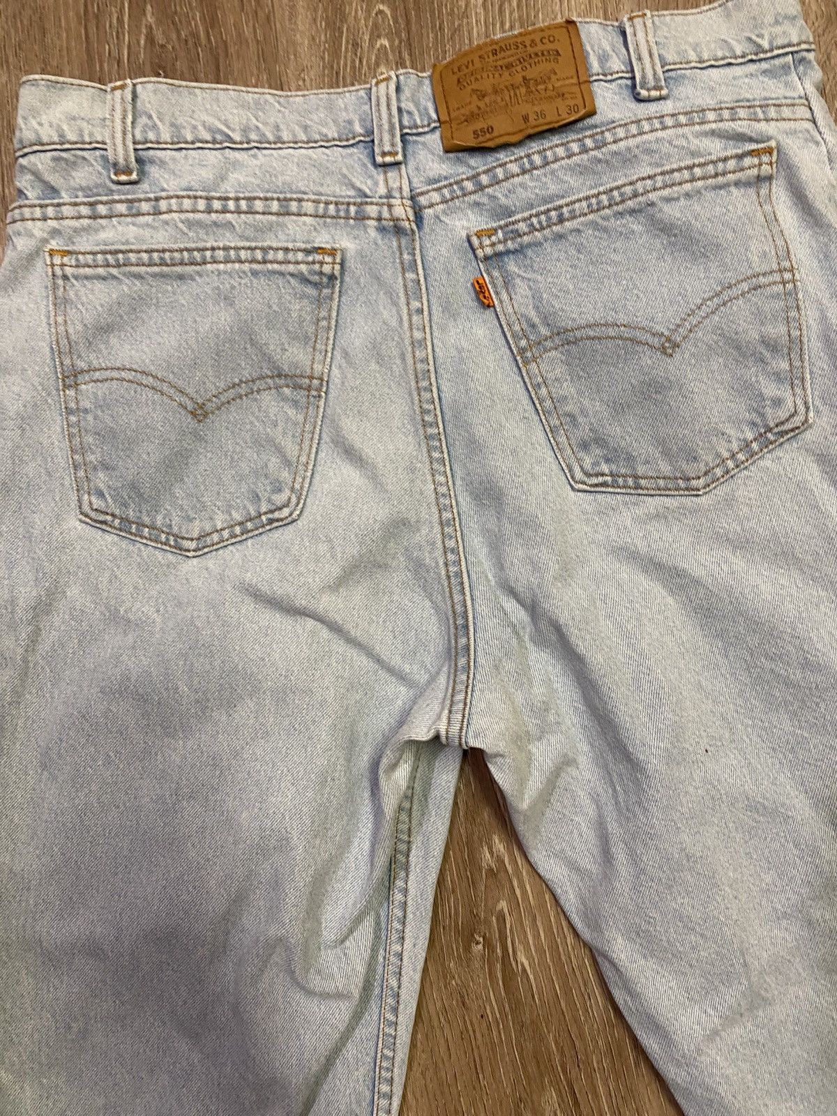 Levi's Levi 550 Orange Tab Jeans Size US 36 / EU 52 - 7 Thumbnail