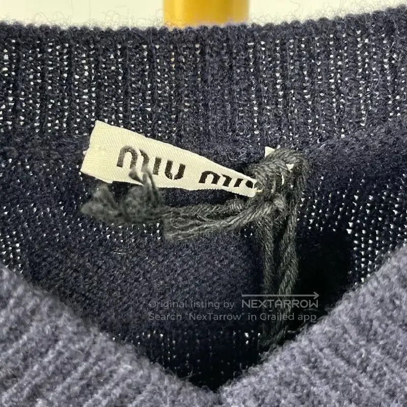 Miu Miu Miu Miu Black Wool Pullover Sweater . Size M / US 6-8 / IT 42-44 - 4 Thumbnail
