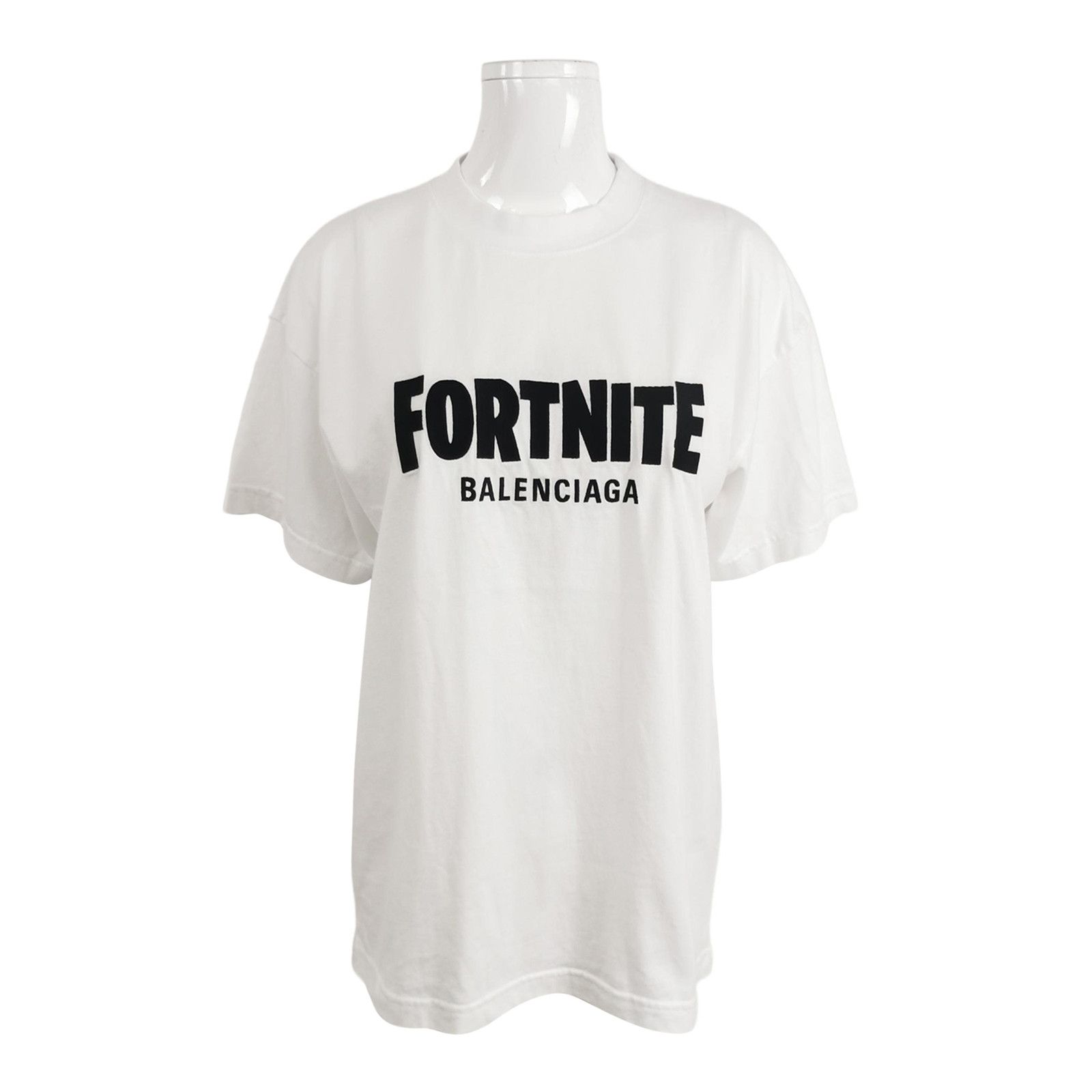 BALENCIAGA FORTNITE Tシャツ 21AW Balenciaga x FORTNITE©2021 Medium Fit T-shirt White Men's - FW21 - US