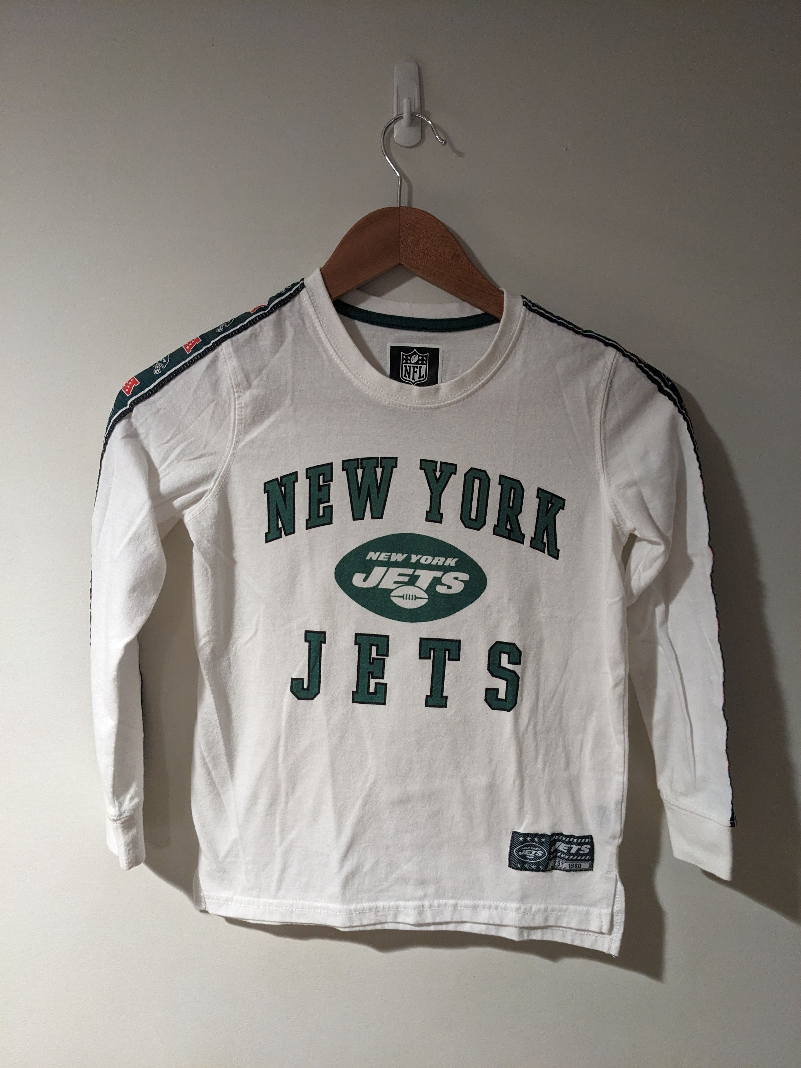 NFL New York Jets NFL Football Kids Small Long-Sleeve T-Shirt Size US S / EU 44-46 / 1 - 1 Thumbnail