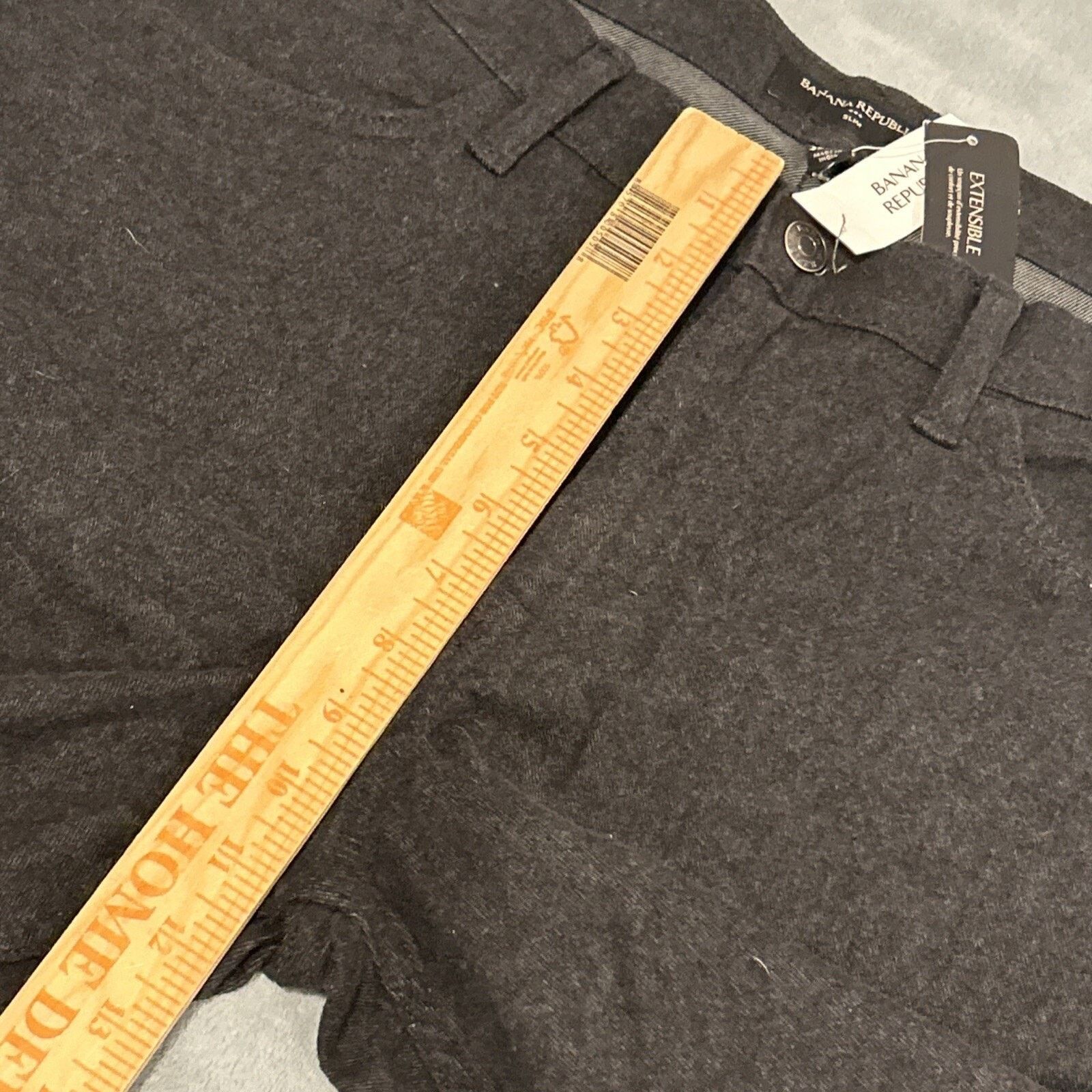 Banana Republic Banana Republic Stretch Slim Straight Pants 35x30 Flannel Size US 35 - 11 Thumbnail
