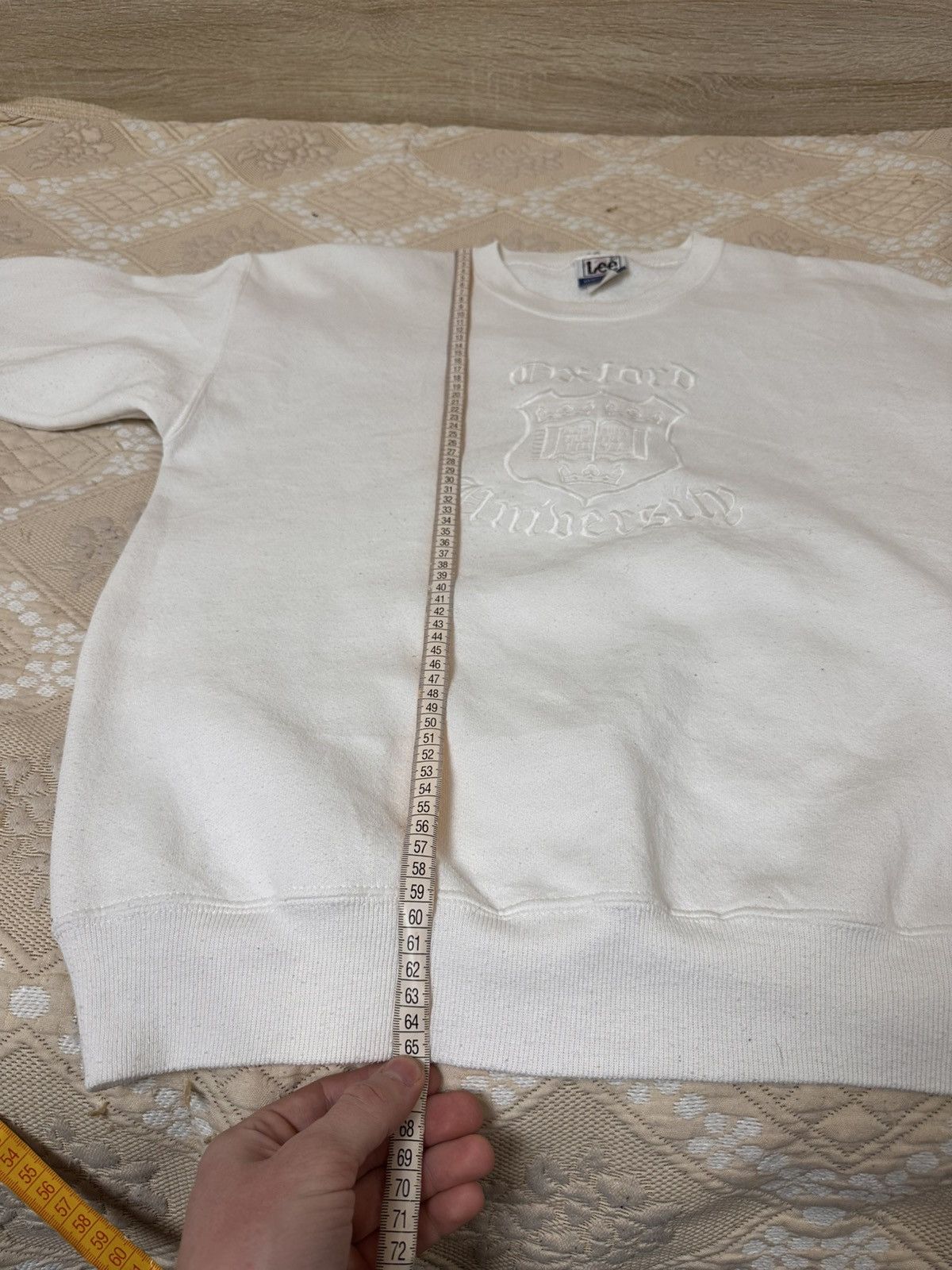 Lee 🔥 Oxford University 90s Lee Vintage Sweatshirt Pullover Logo Size US M / EU 48-50 / 2 - 9 Thumbnail